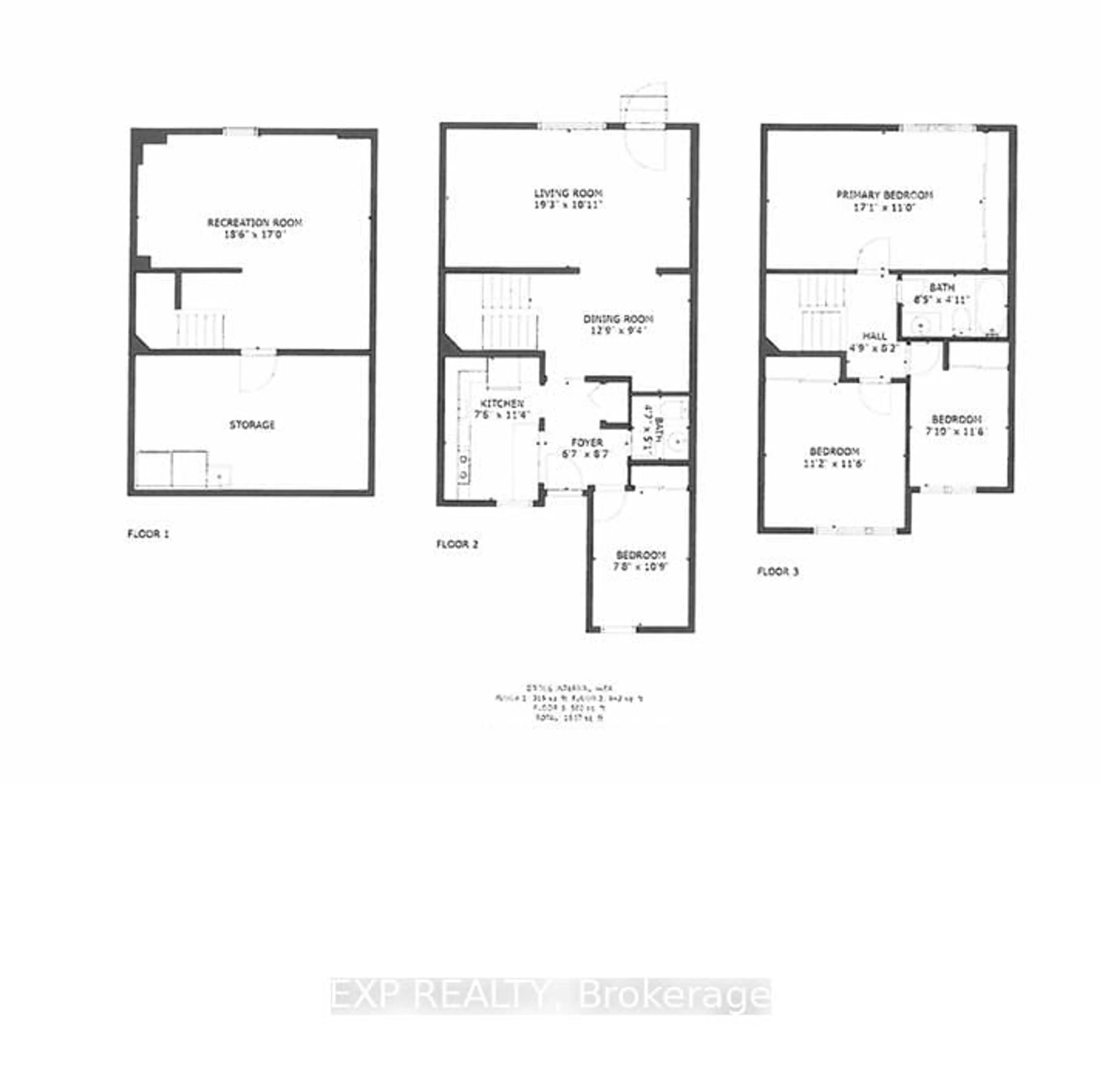 Floor plan for 42F Benlea Dr #70, Ottawa Ontario K2G 4A9