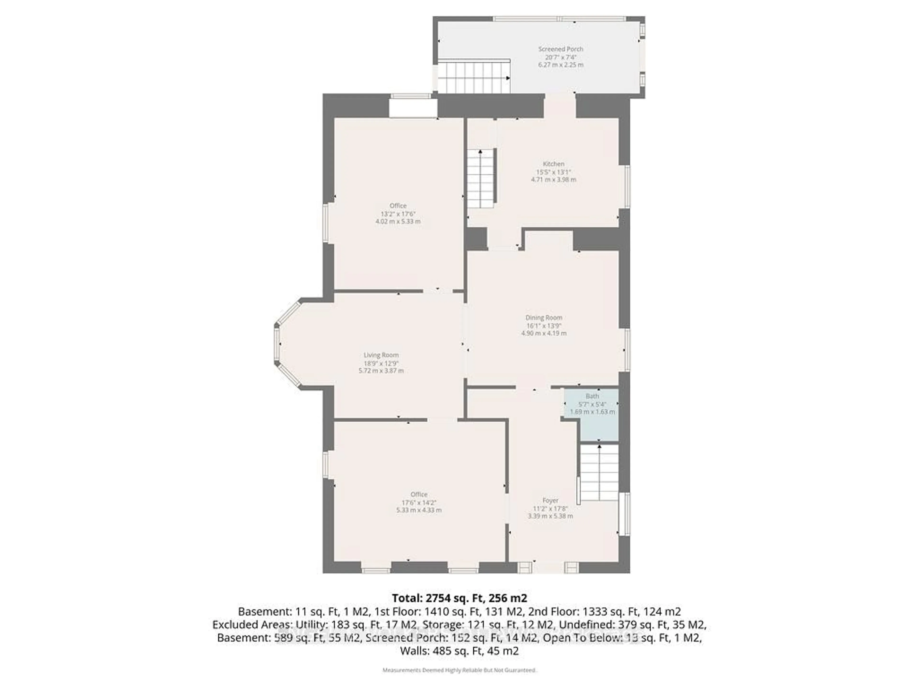 Floor plan for 382 Mcgill St, Hawkesbury Ontario K6A 1R2