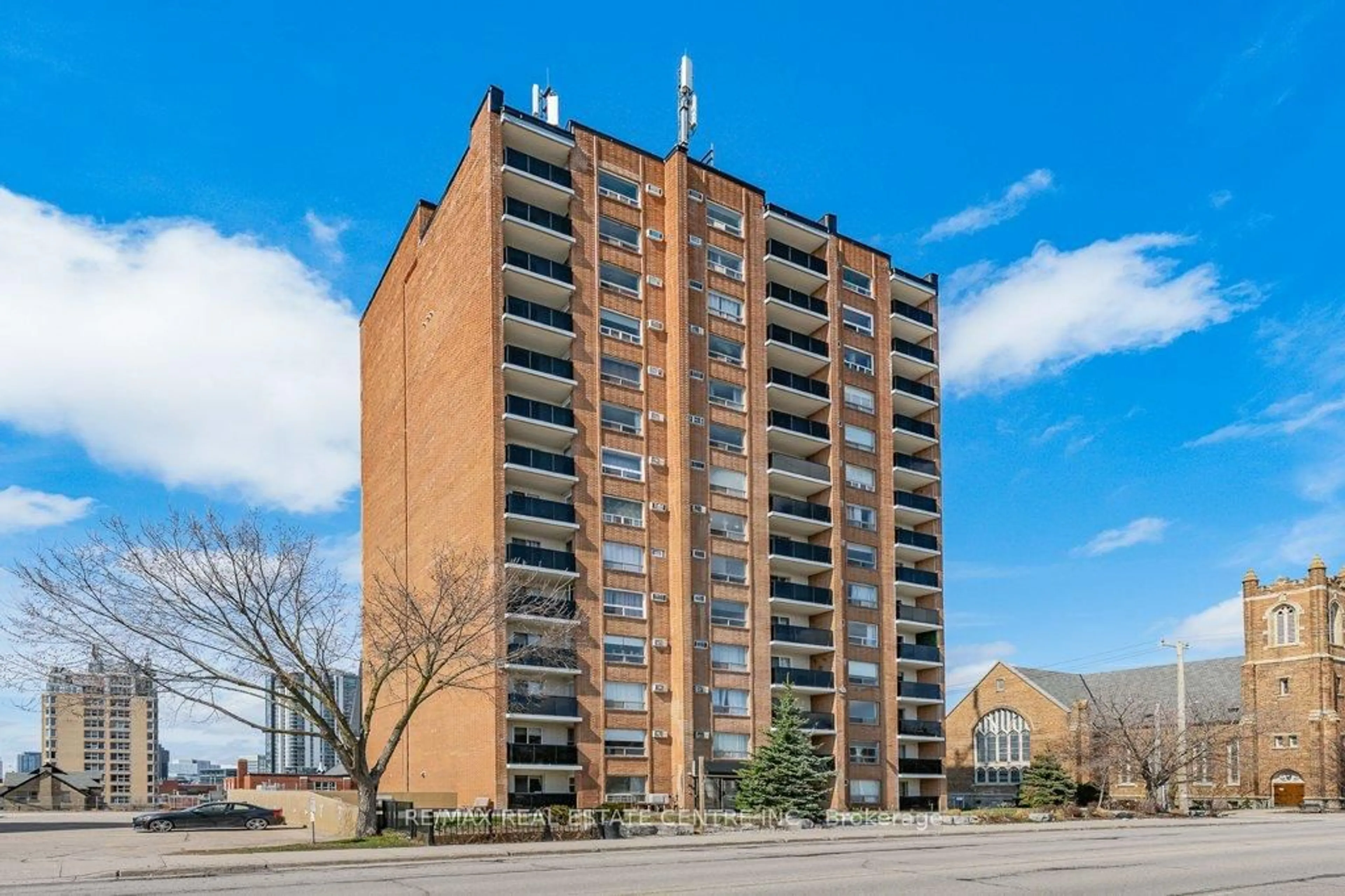 Home with brick exterior material, building for 64 Benton St #506, Kitchener Ontario N2G 4L9