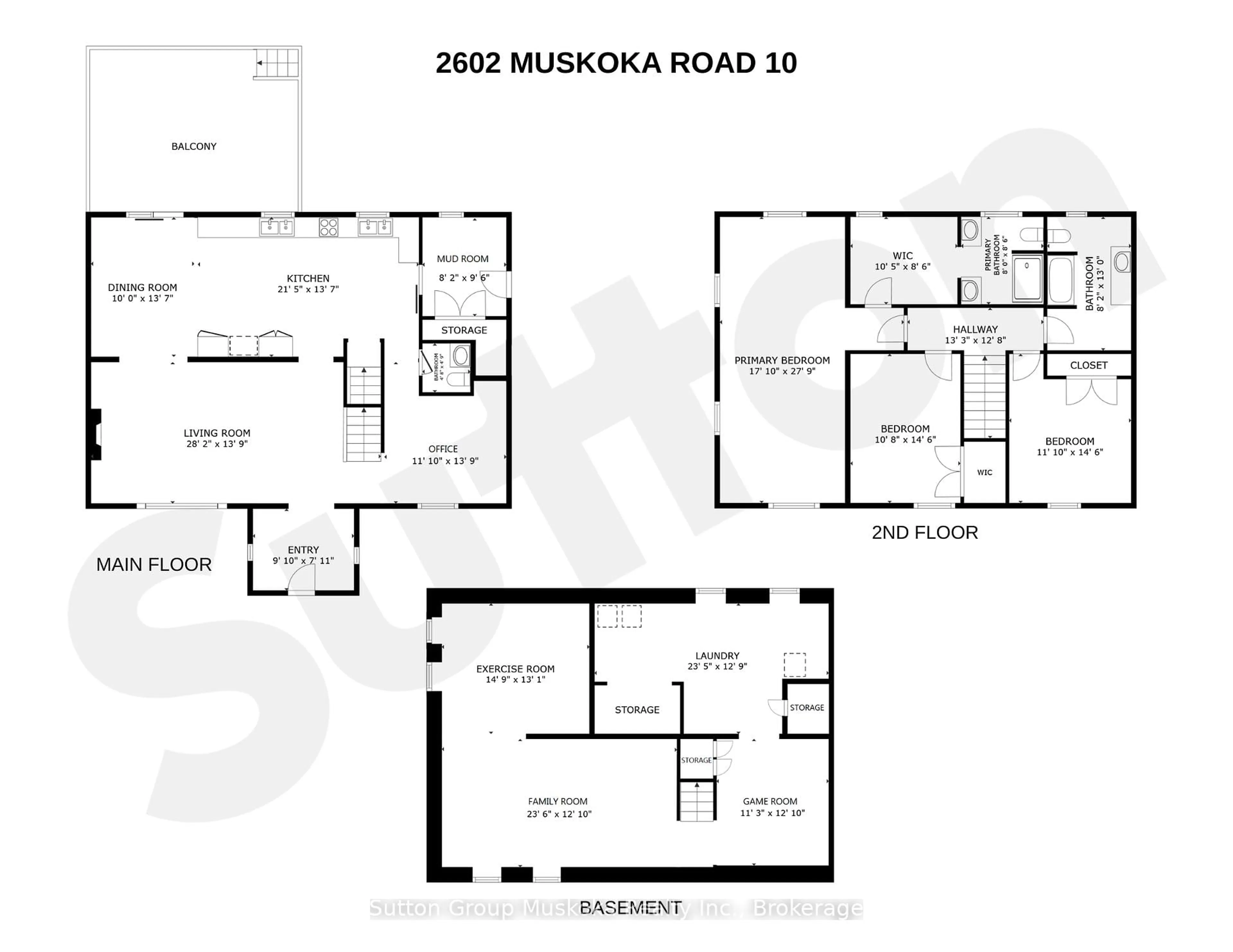Floor plan for 2602 Muskoka 10 Rd, Huntsville Ontario P1H 2J3