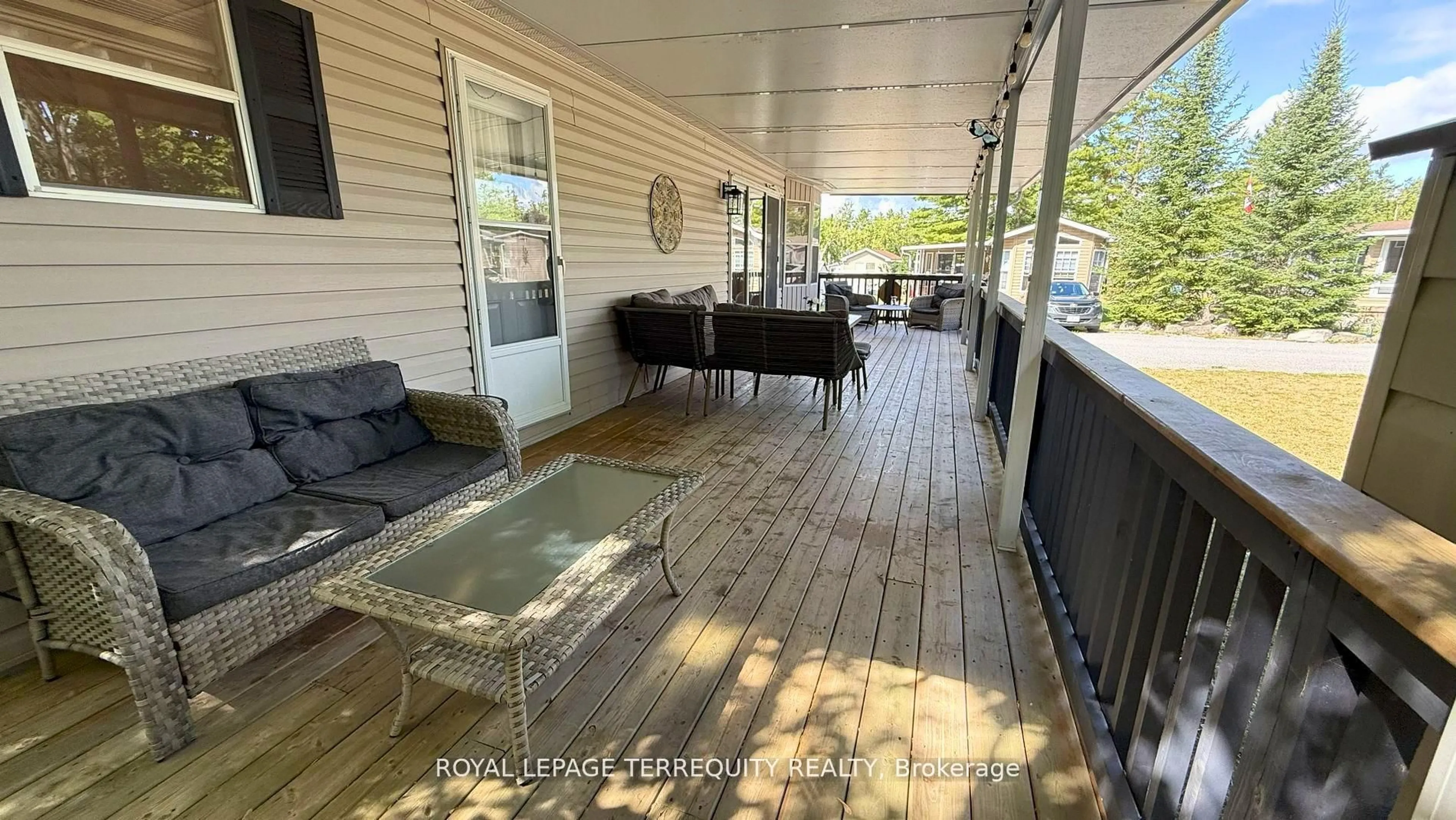 Patio, water/lake/river/ocean view for 328 Rockview, Selwyn Ontario K0L 2H0