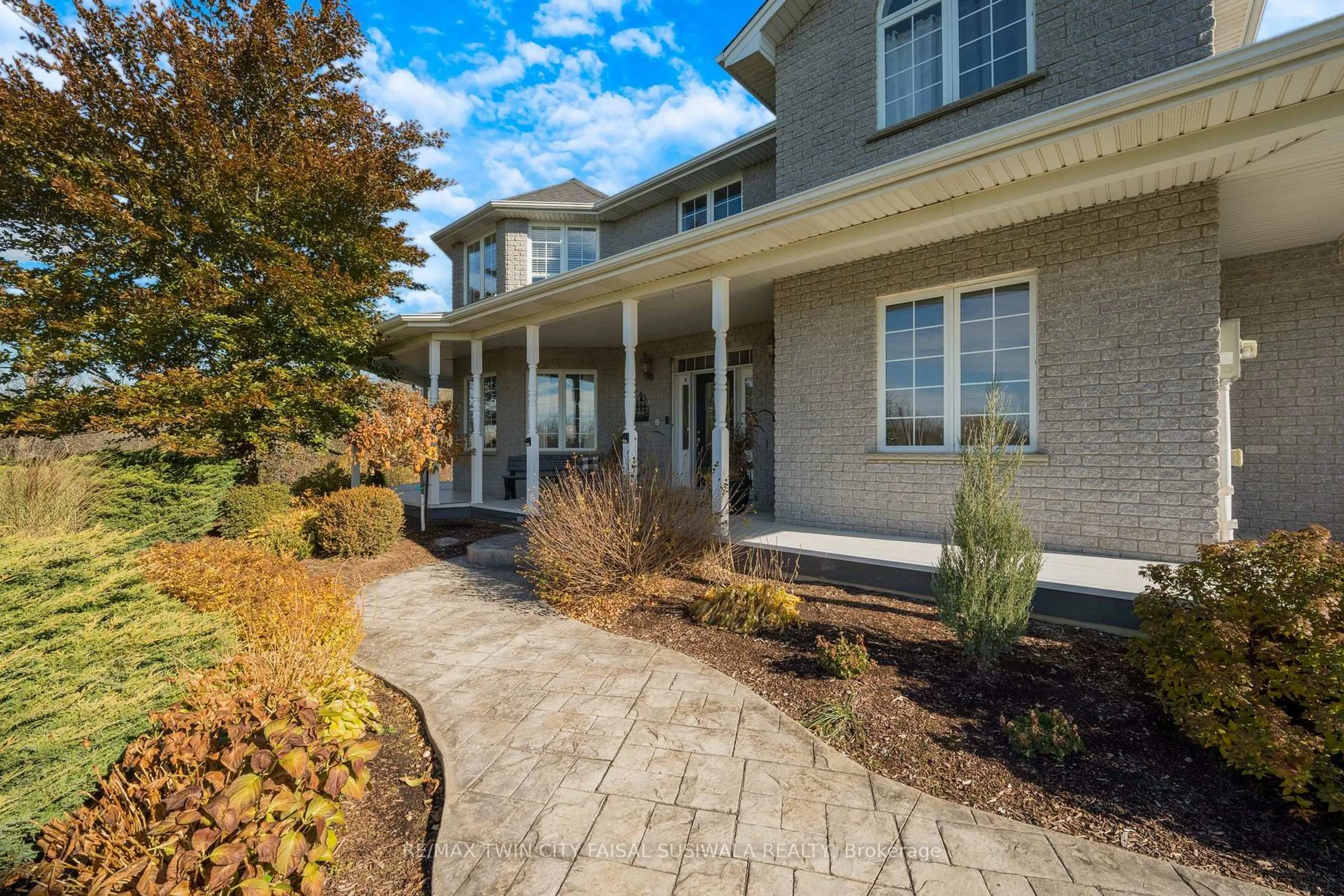 Home with brick exterior material, street for 1295 Sheffield Rd, North Dumfries Ontario N1R 5S2