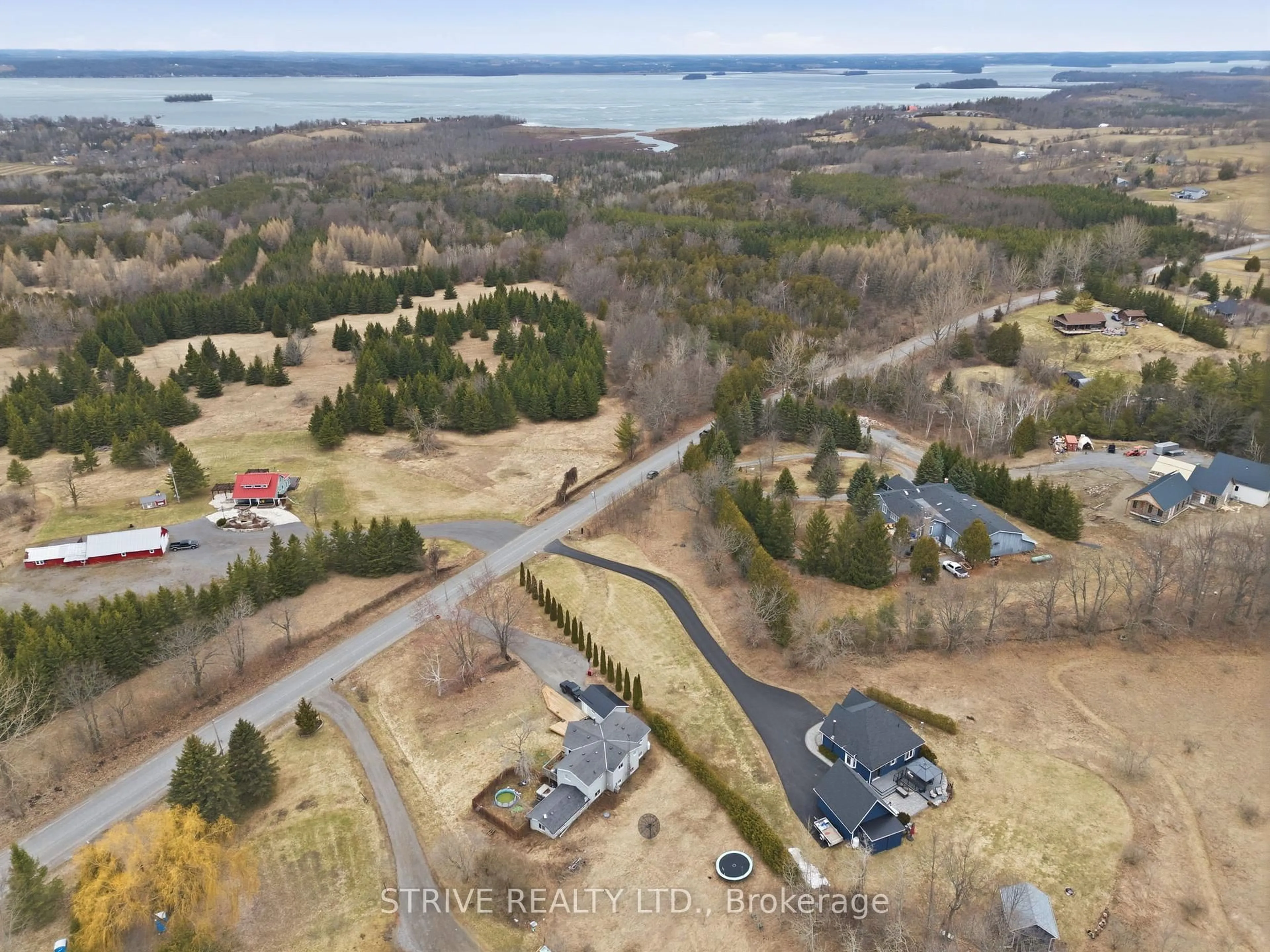 A pic from outside/outdoor area/front of a property/back of a property/a pic from drone, water/lake/river/ocean view for 9815 Corkery Rd, Hamilton Township Ontario K0K 1C0