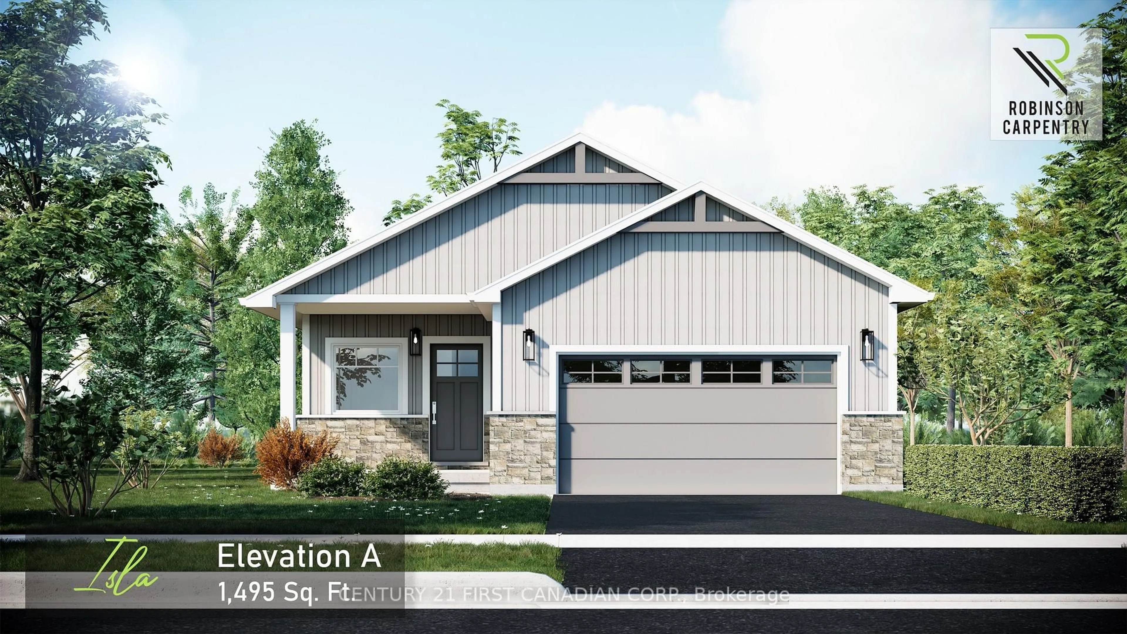 Home with vinyl exterior material, street for 123 Addison Ave, Lucan Biddulph Ontario N0M 2J0