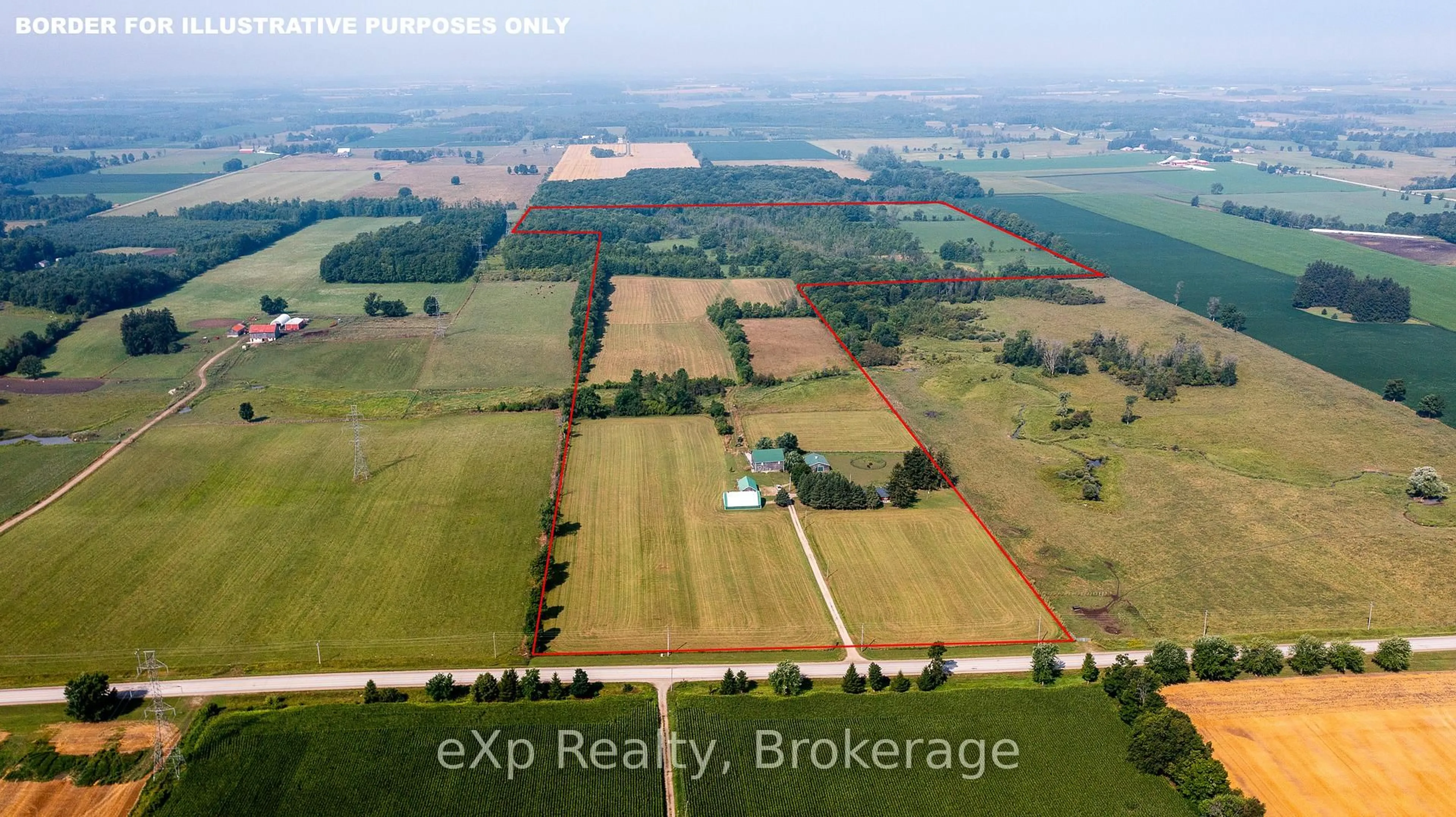 A pic from outside/outdoor area/front of a property/back of a property/a pic from drone, water/lake/river/ocean view for 116826 Grey Road 3, Chatsworth Ontario N0H 1K0