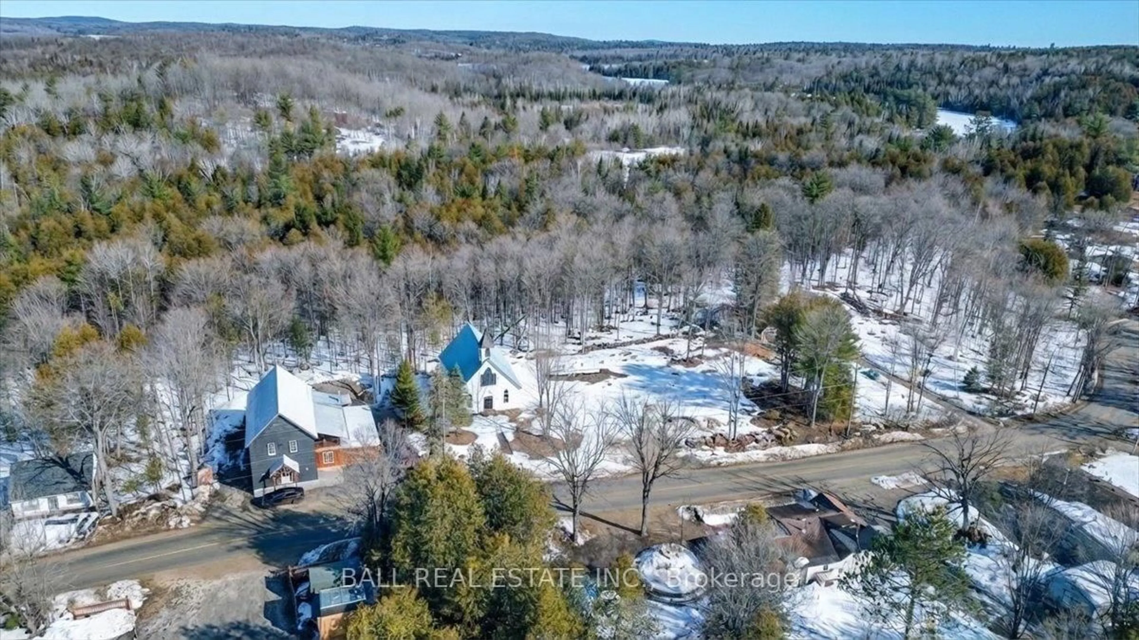 A pic from outside/outdoor area/front of a property/back of a property/a pic from drone, unknown for 787 St. Ola Rd, Hastings Ontario K0L 1W0
