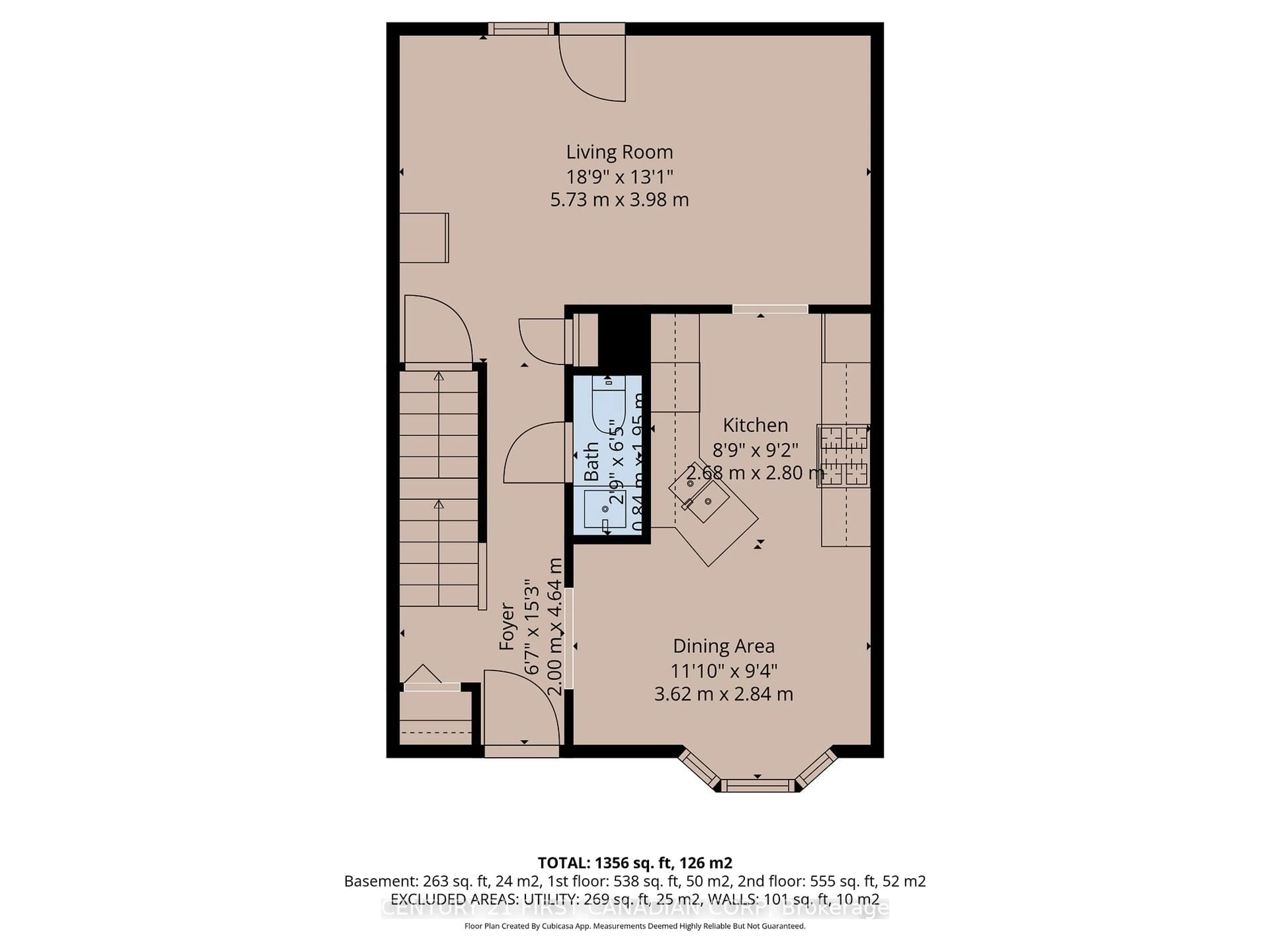 Floor plan for 70 Chapman Crt #55, London North Ontario N6G 4Z4