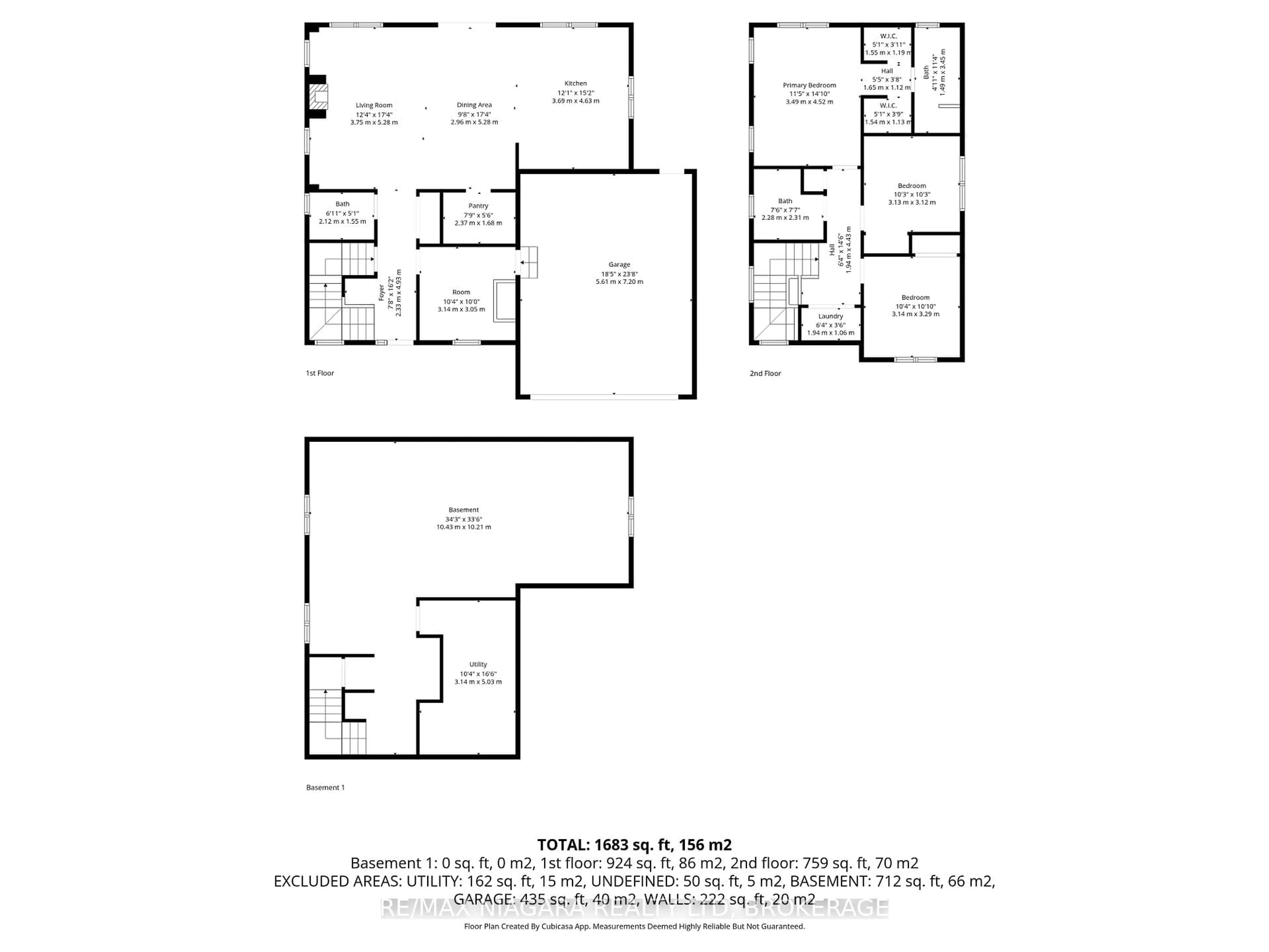 Floor plan for 3549 Canfield Cres, Fort Erie Ontario L0S 1S0