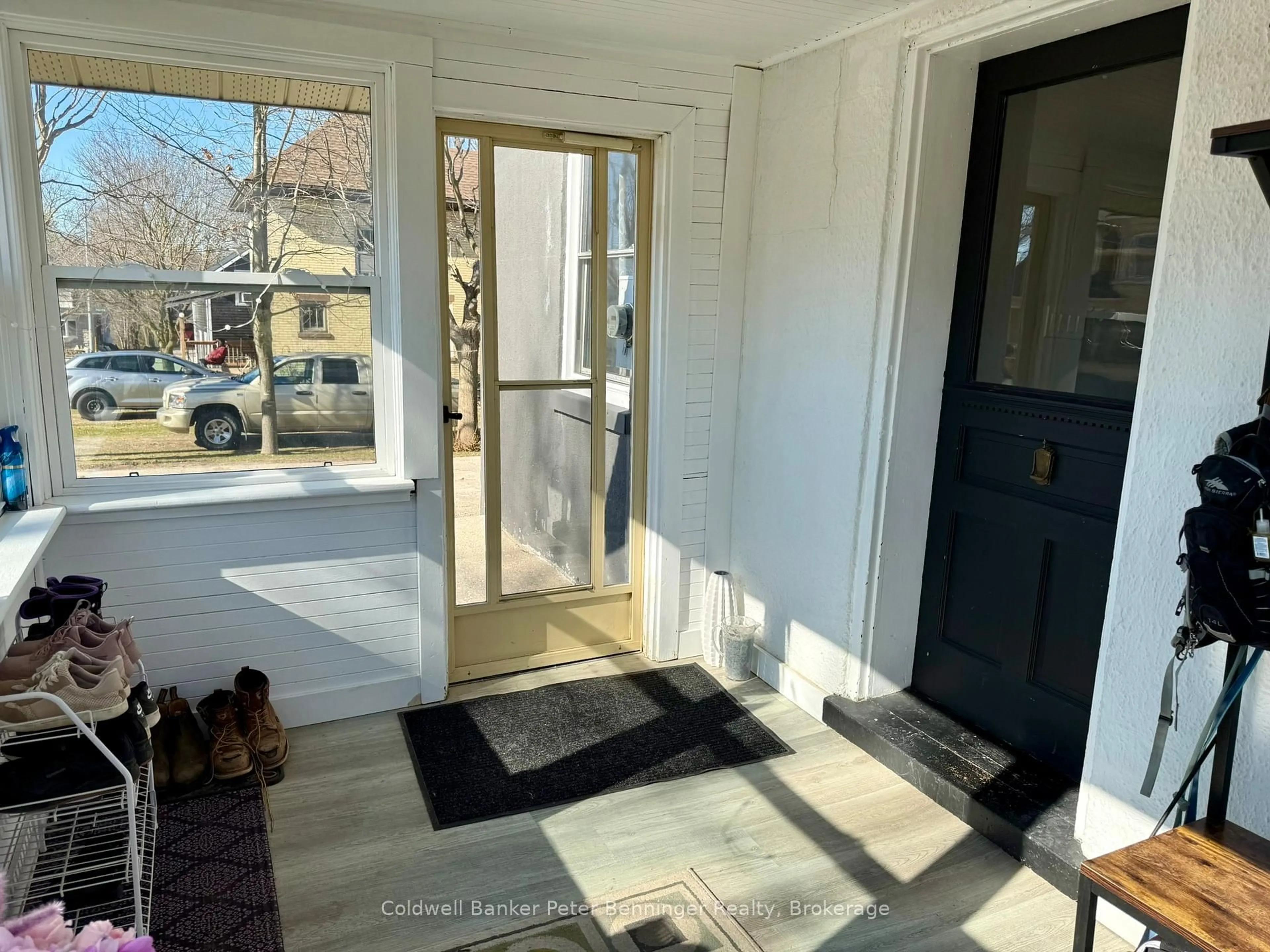 Indoor entryway for 7 Brownlee St, South Bruce Ontario N0G 2S0