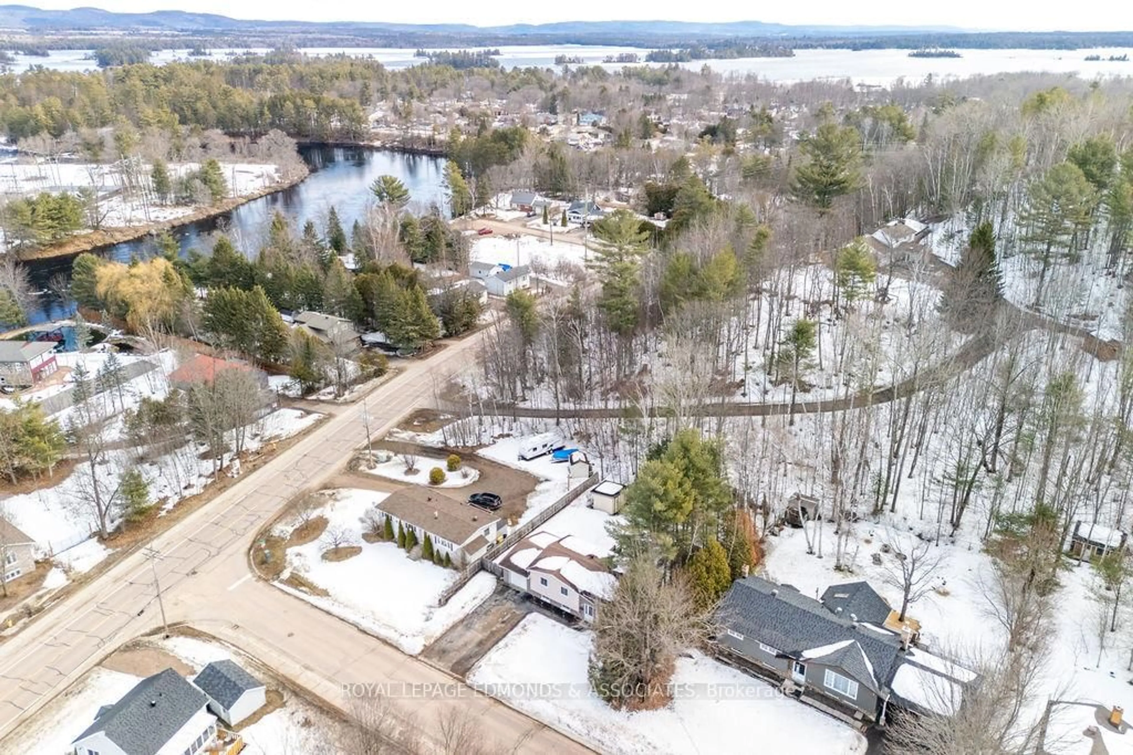 A pic from outside/outdoor area/front of a property/back of a property/a pic from drone, water/lake/river/ocean view for 65 Armstrong Rd, Petawawa Ontario K8H 2S2