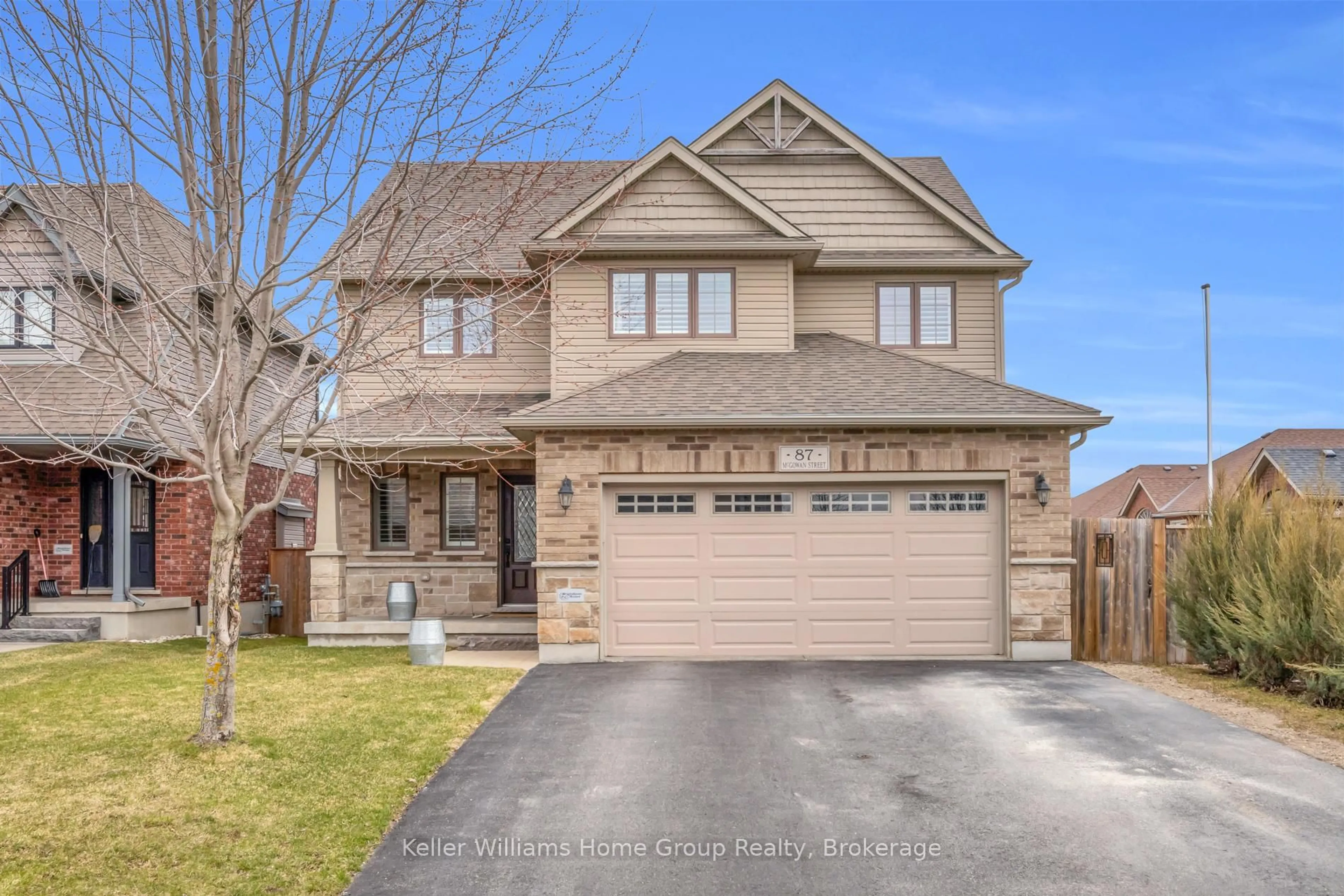 Home with brick exterior material, street for 87 McGowan St, Centre Wellington Ontario N0B 1S0