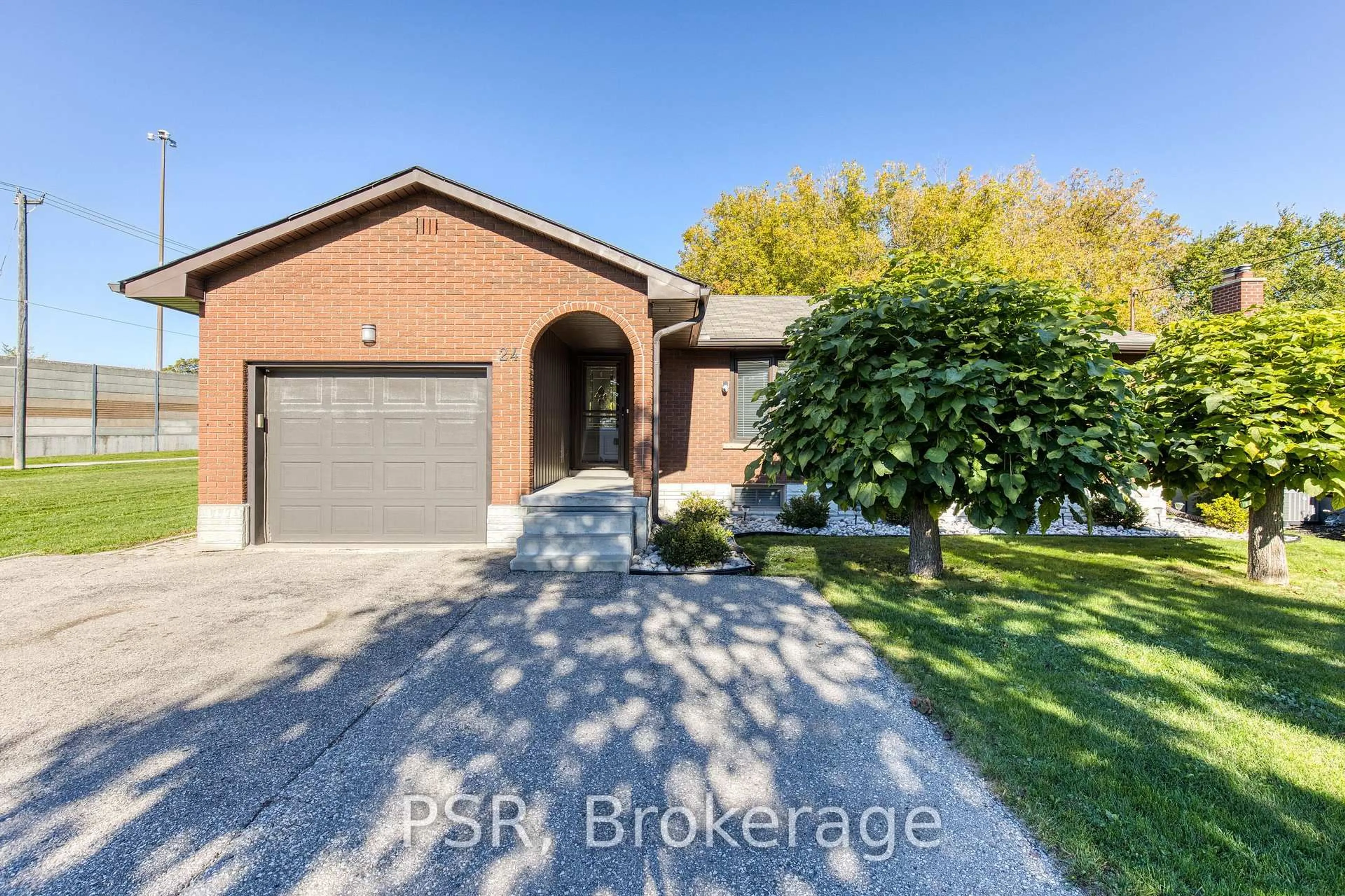 Home with brick exterior material, street for 24 Burbank Rd, Kitchener Ontario N2B 1E1