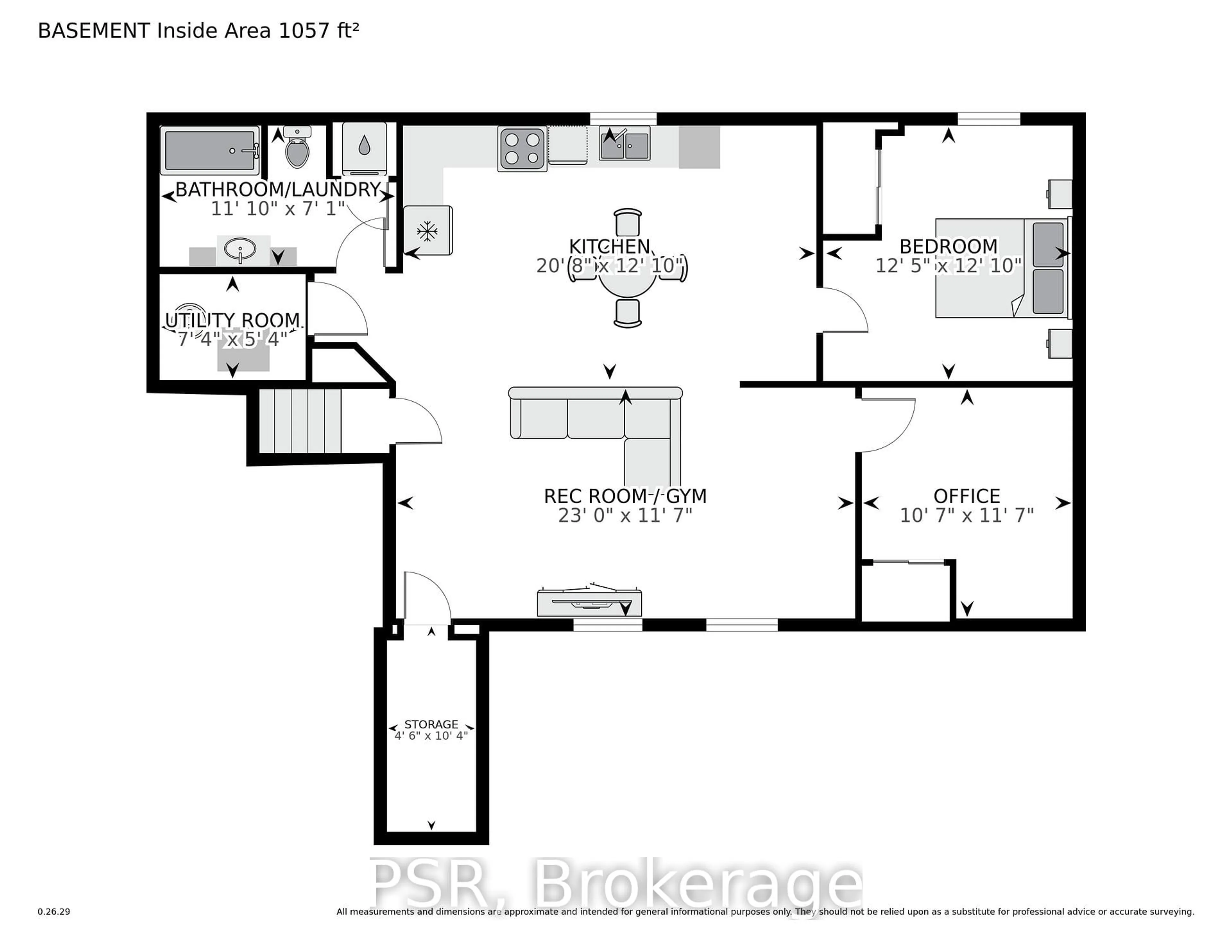 Floor plan for 24 Burbank Rd, Kitchener Ontario N2B 1E1