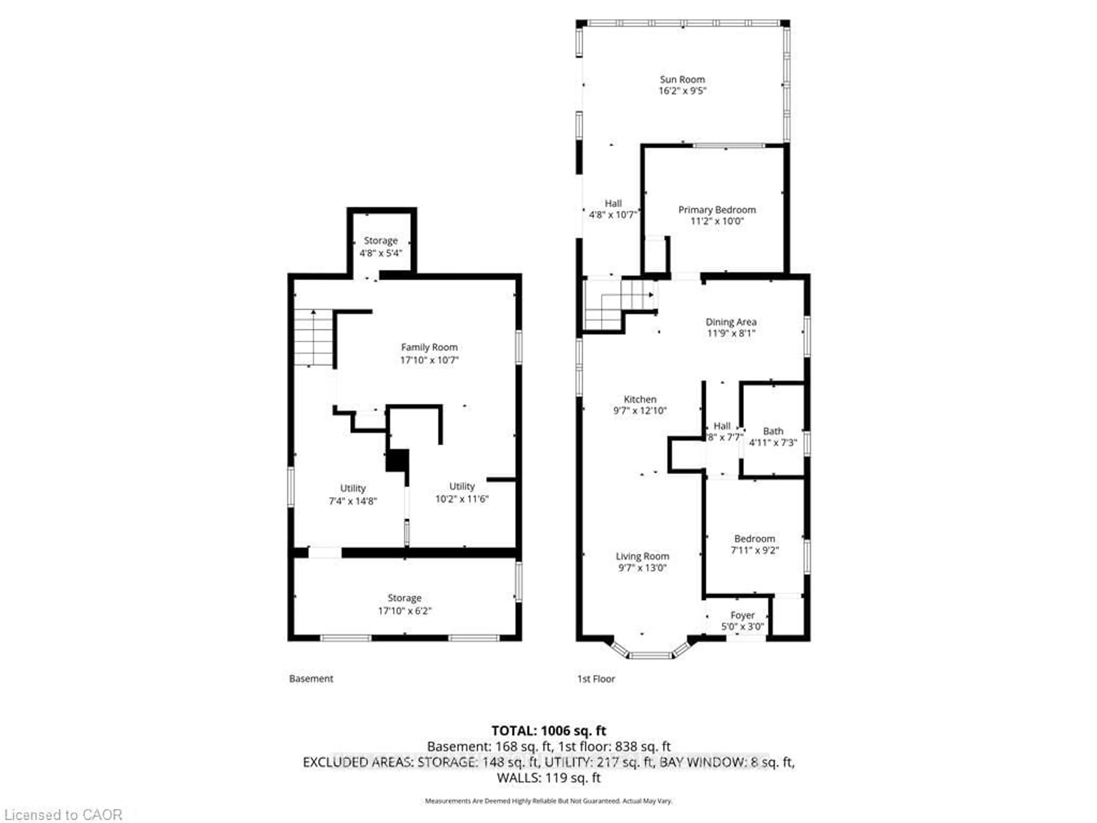 Floor plan for 547 COCHRANE Rd, Hamilton Ontario L8K 3H4