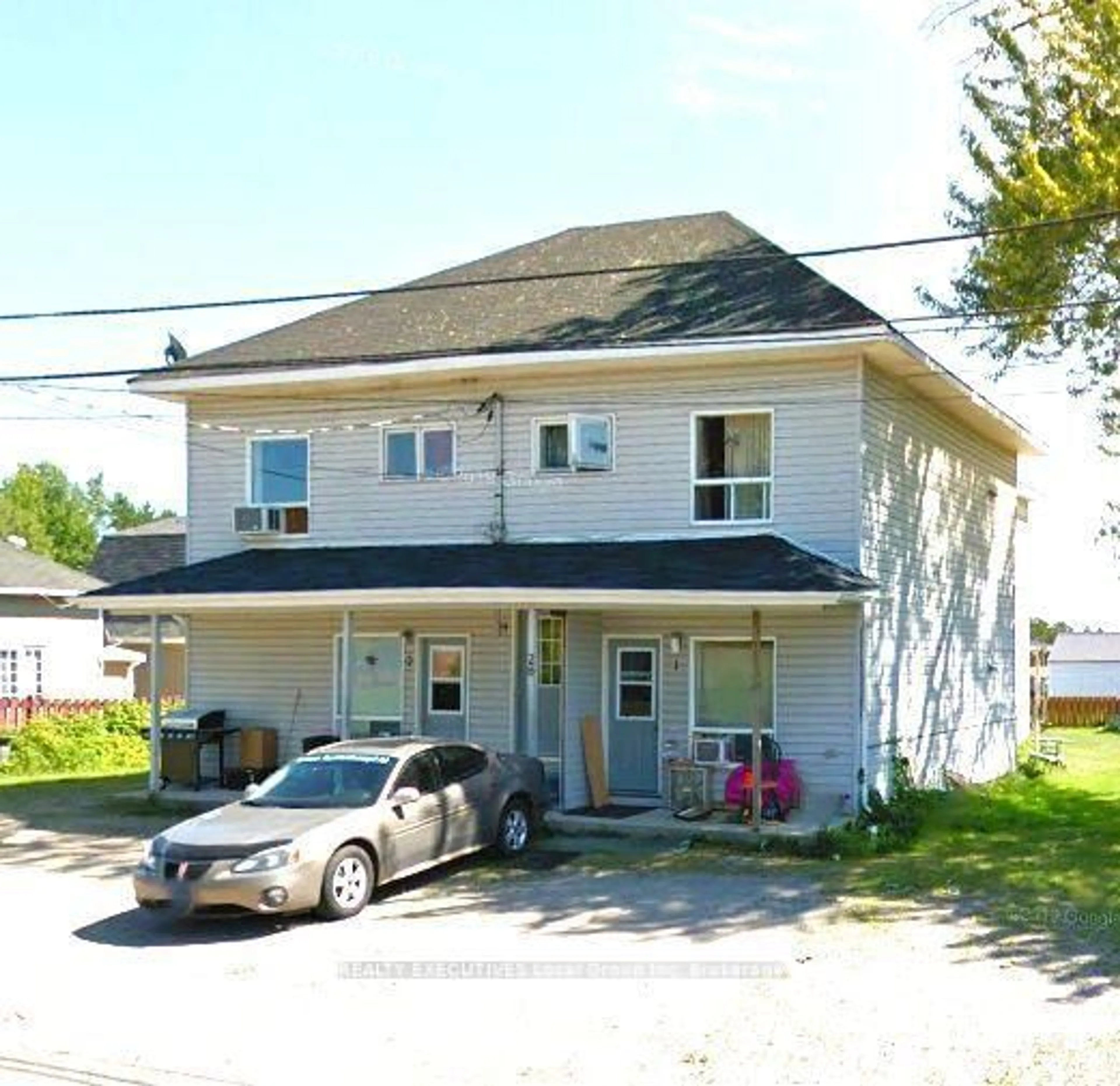 A pic from outside/outdoor area/front of a property/back of a property/a pic from drone, street for 26 Spring St, West Nipissing Ontario P2B 3G7
