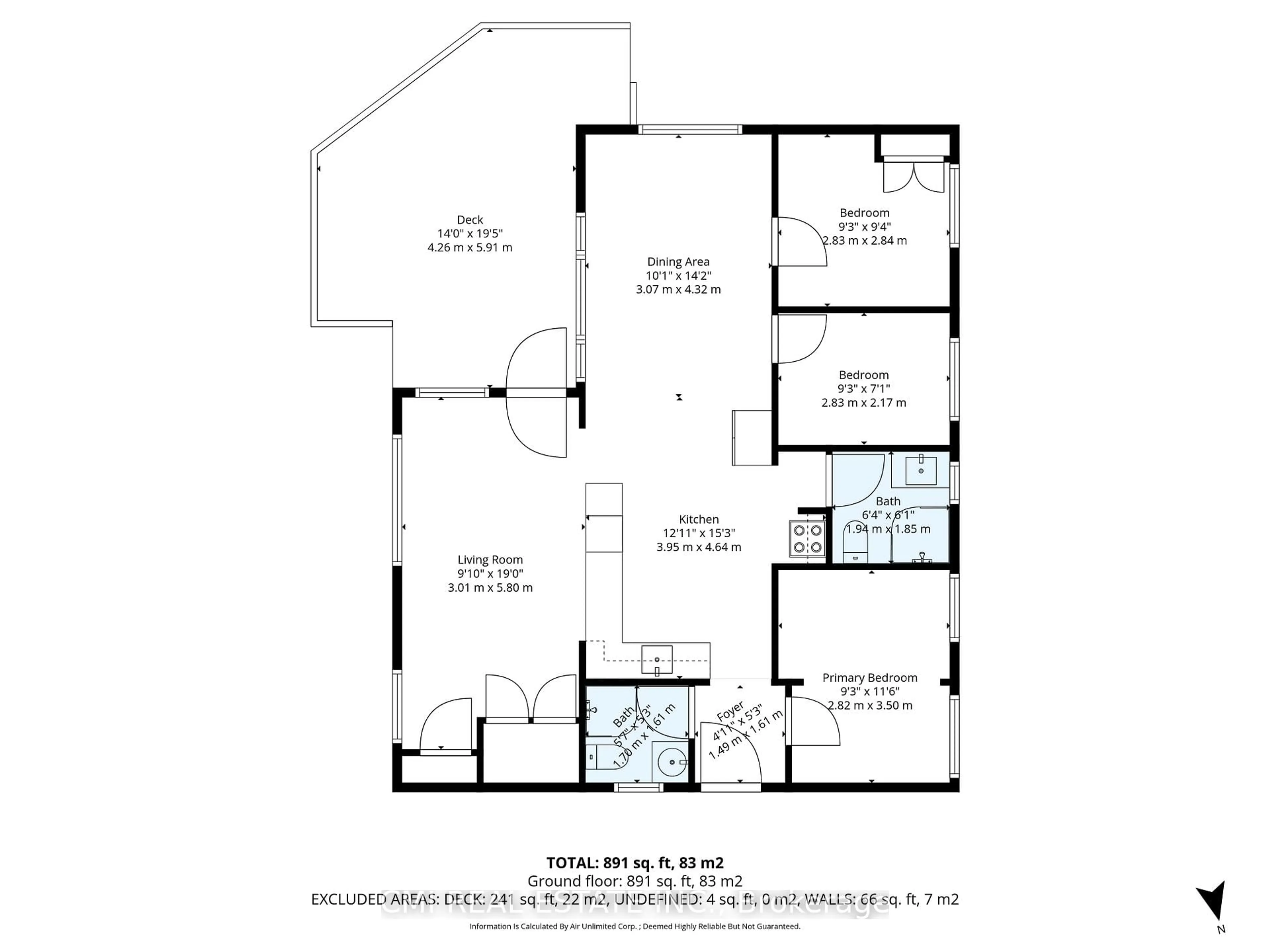 Floor plan for 63 Sunnylea Ave, Armour Ontario P0A 1L0
