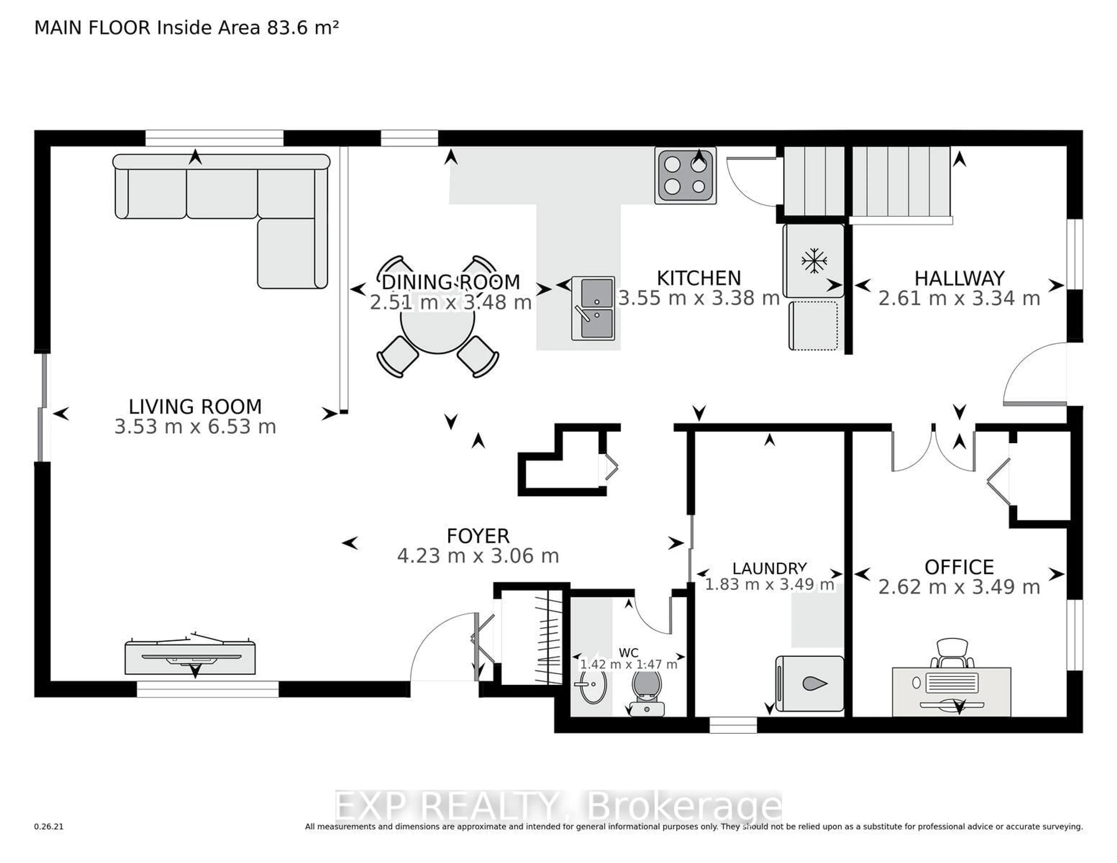 Floor plan for 4027 Catherine St, Thames Centre Ontario N0L 1G2