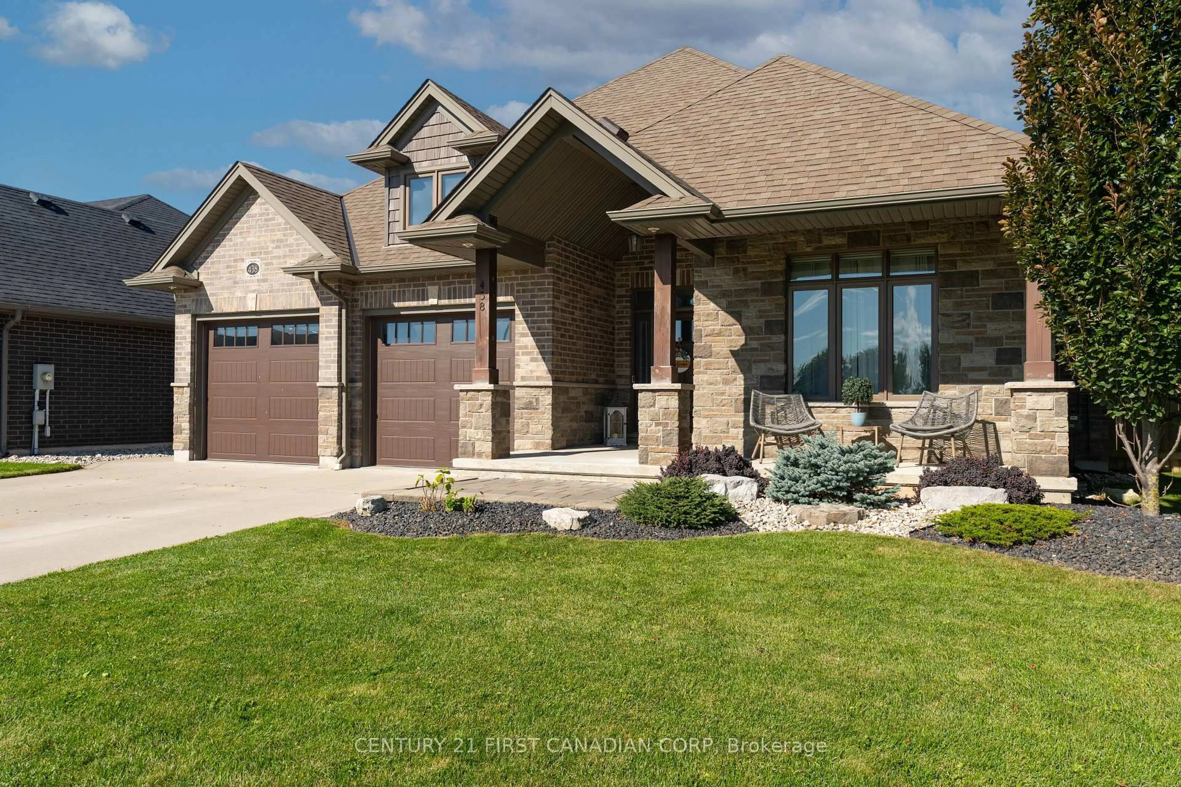 Home with brick exterior material, street for 438 DARCY Dr, Strathroy-Caradoc Ontario N7G 2M2