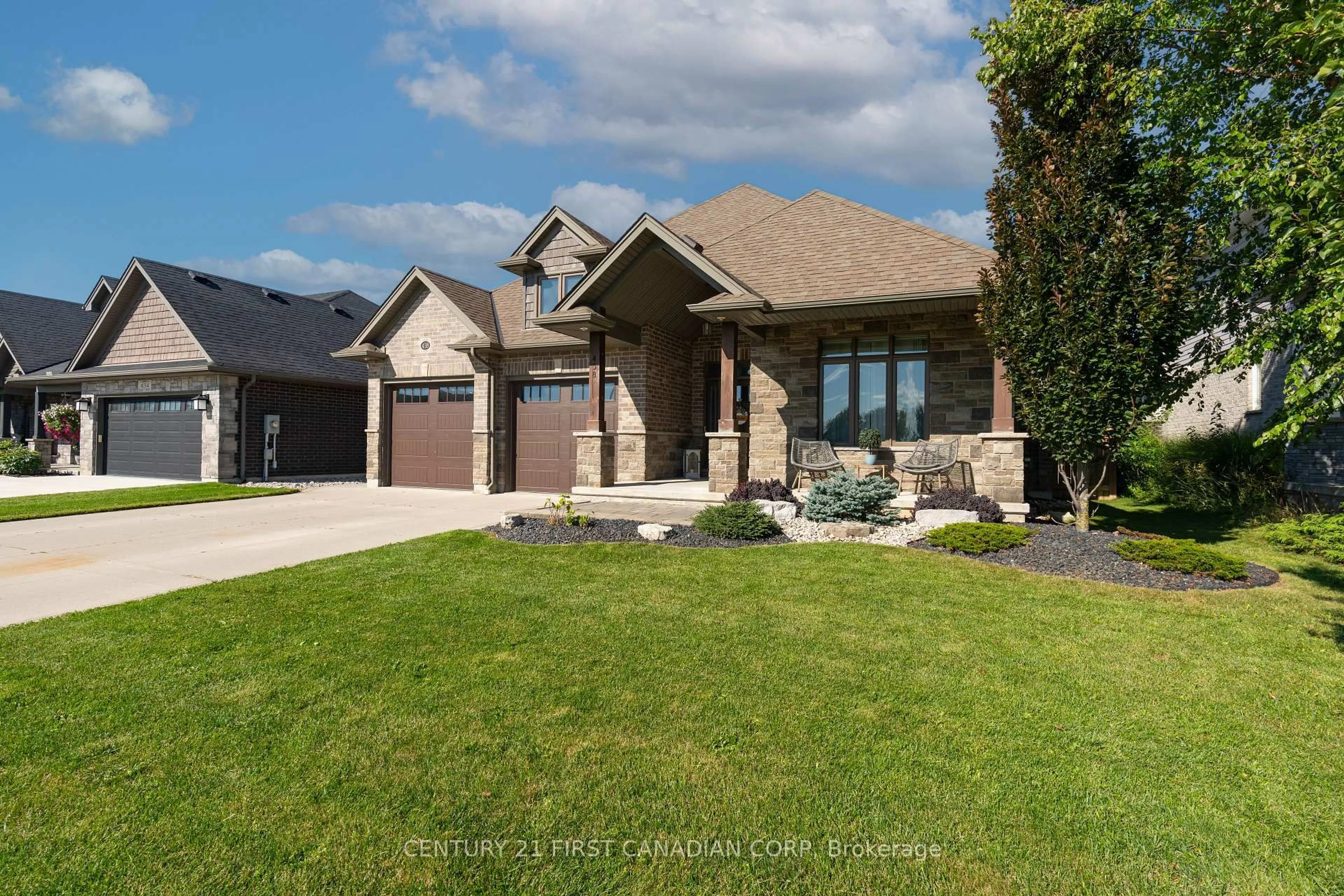 Home with brick exterior material, street for 438 DARCY Dr, Strathroy-Caradoc Ontario N7G 2M2