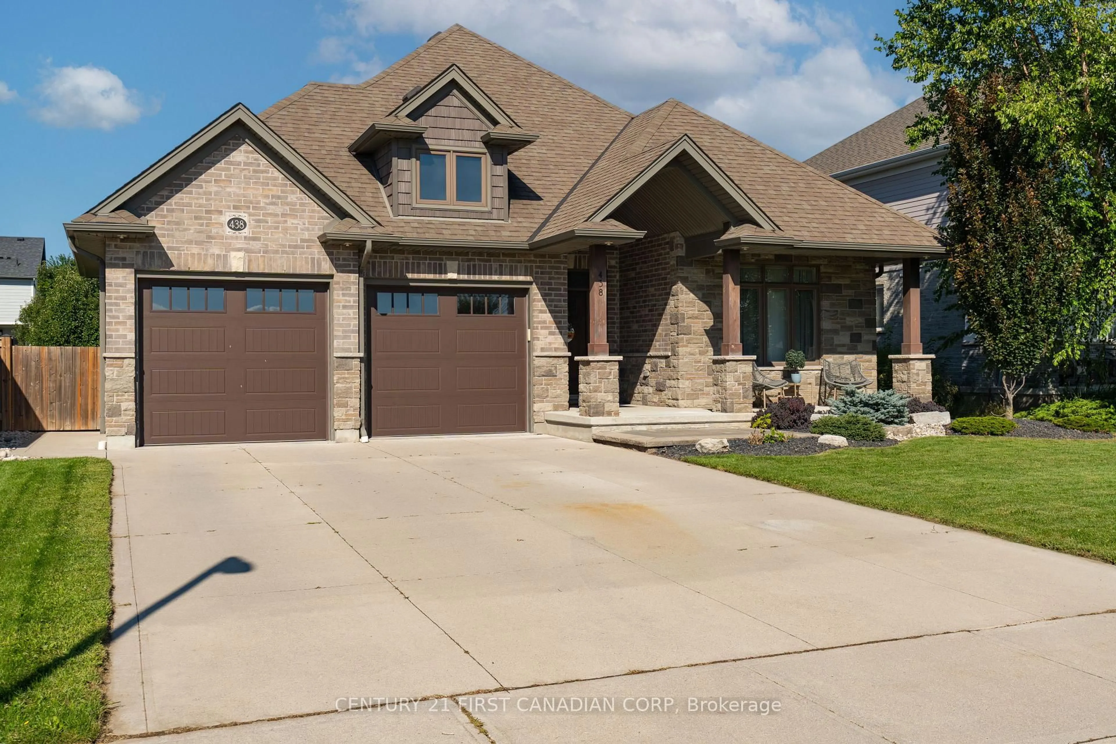 Home with brick exterior material, street for 438 DARCY Dr, Strathroy-Caradoc Ontario N7G 2M2