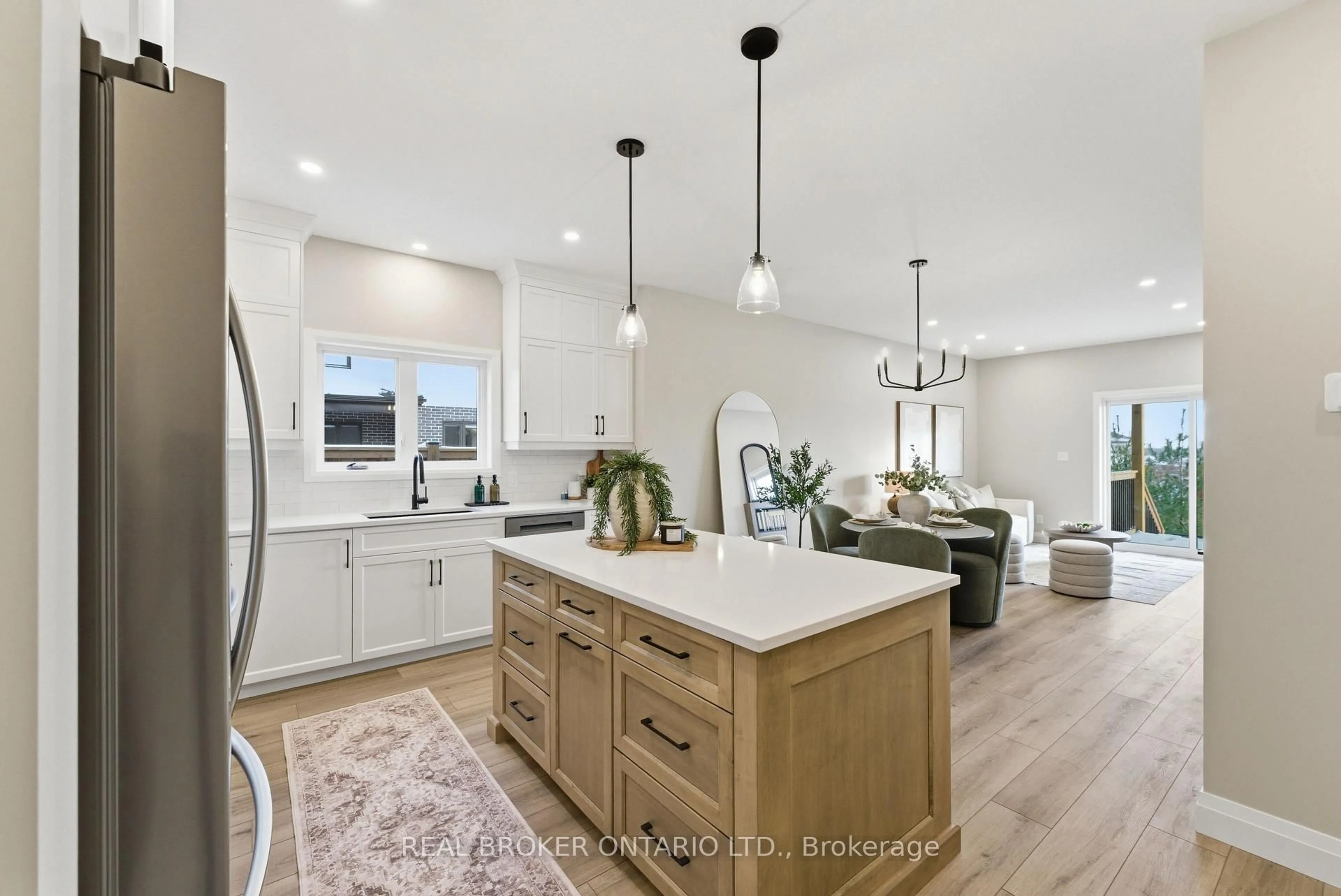 Open concept kitchen, unknown for 29 Weymouth St, Woolwich Ontario N3B 0G3