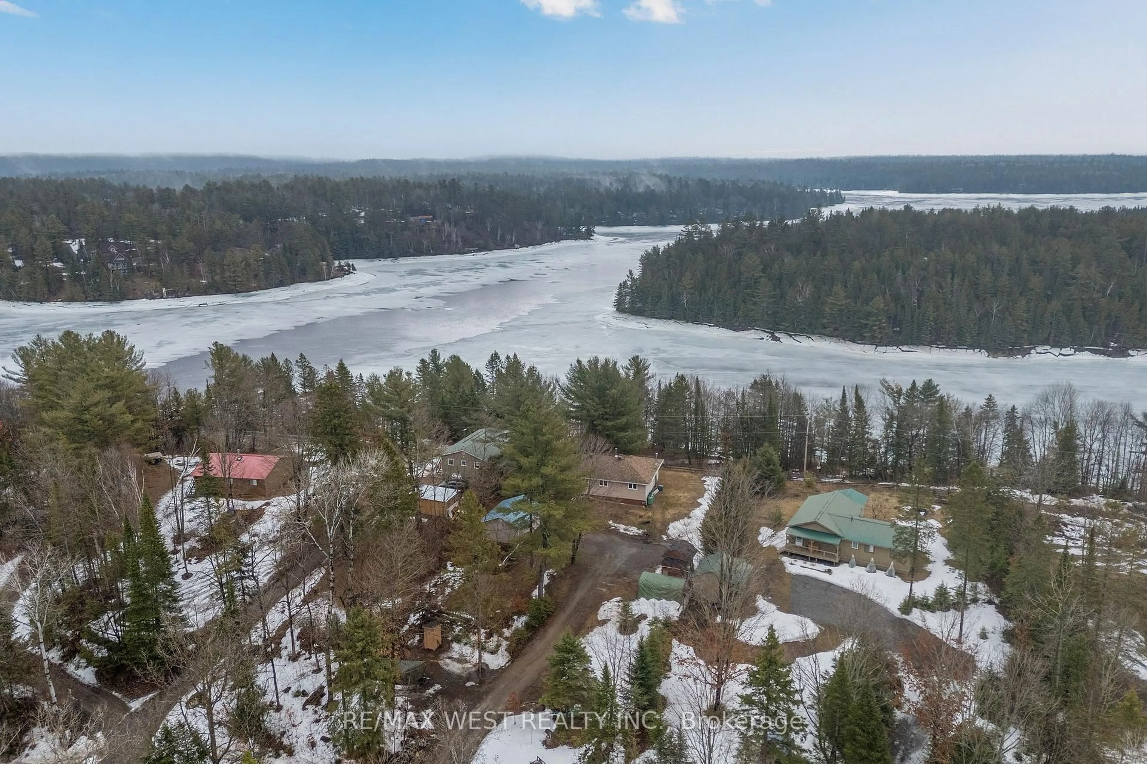 A pic from outside/outdoor area/front of a property/back of a property/a pic from drone, water/lake/river/ocean view for 6149 Centennial Dr, Griffith Ontario K0J 2R0