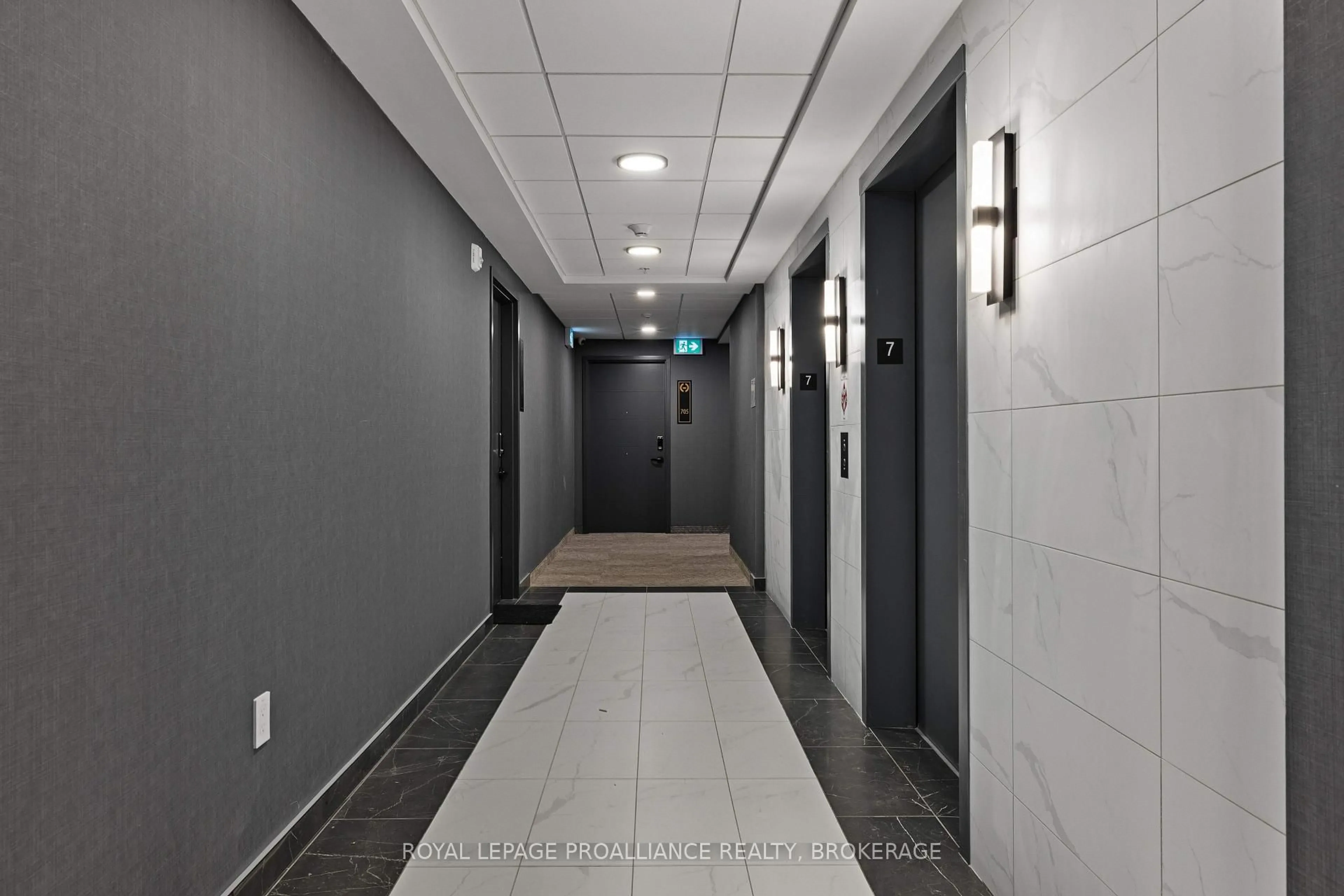 Indoor foyer for 223 Princess St #704, Kingston Ontario K7L 1B3