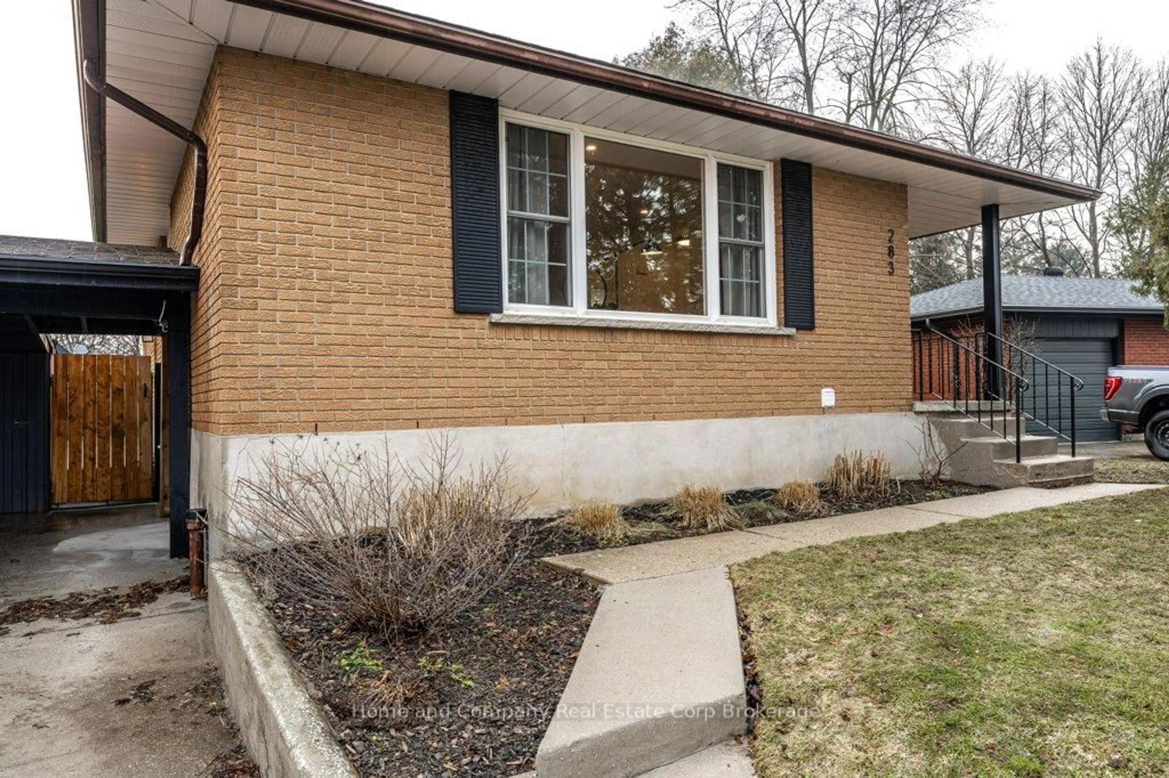 Home with brick exterior material, street for 283 Redford Cres, Stratford Ontario N5A 1P4