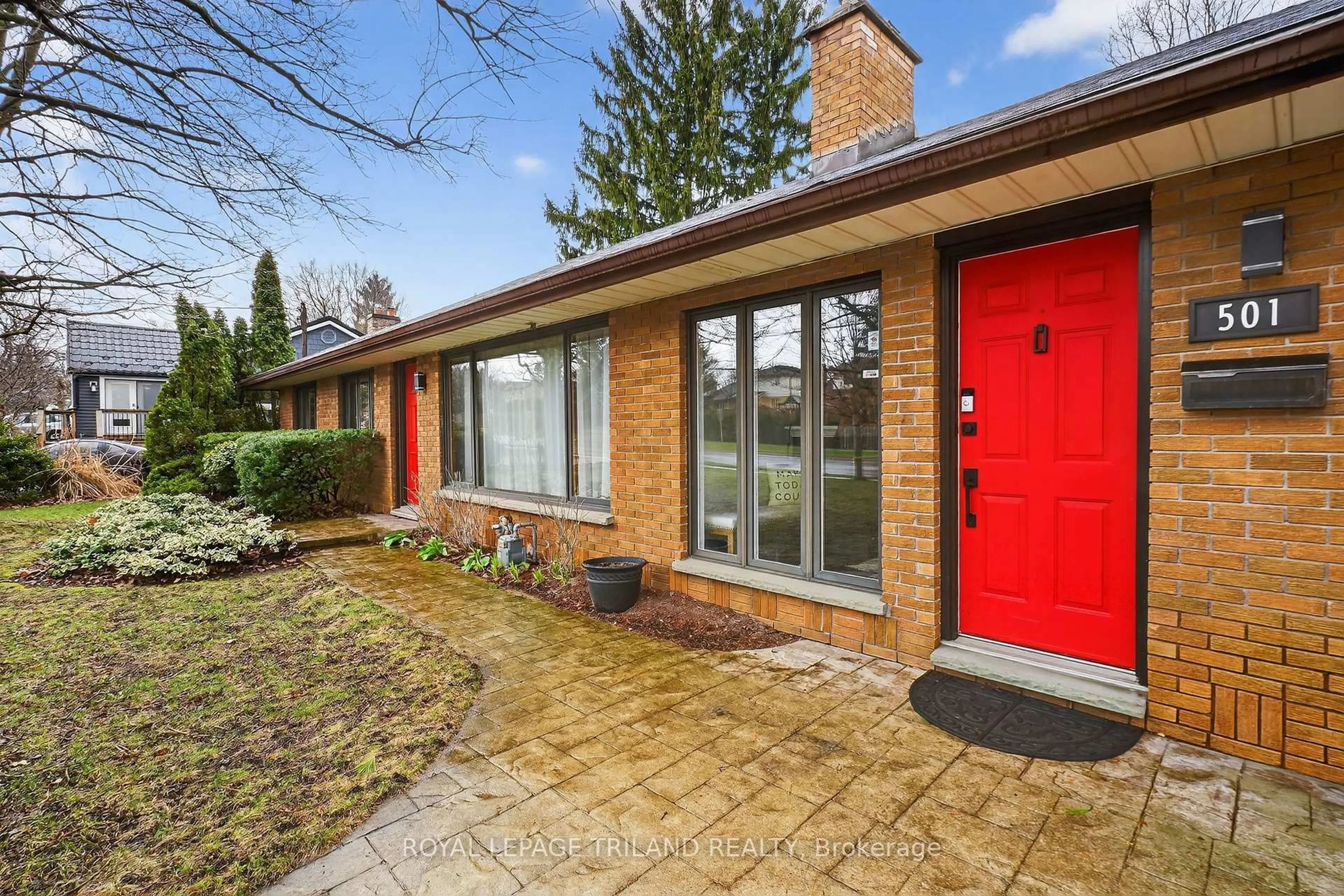 Home with brick exterior material, street for 501 Boler Rd, London South Ontario N6K 2K8