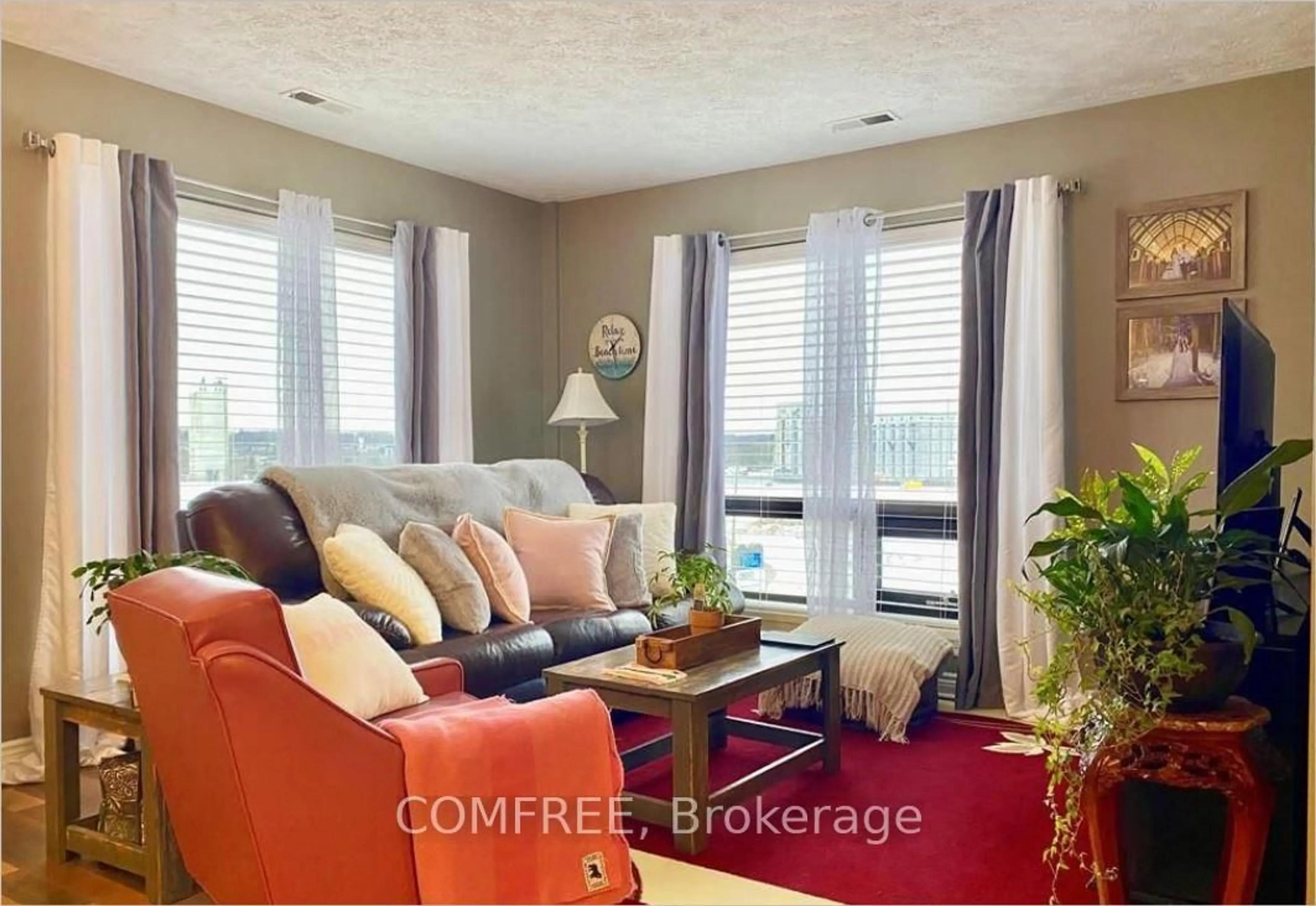 Living room with furniture, unknown for 1717 2nd Ave #401, Owen Sound Ontario N4K 6V4