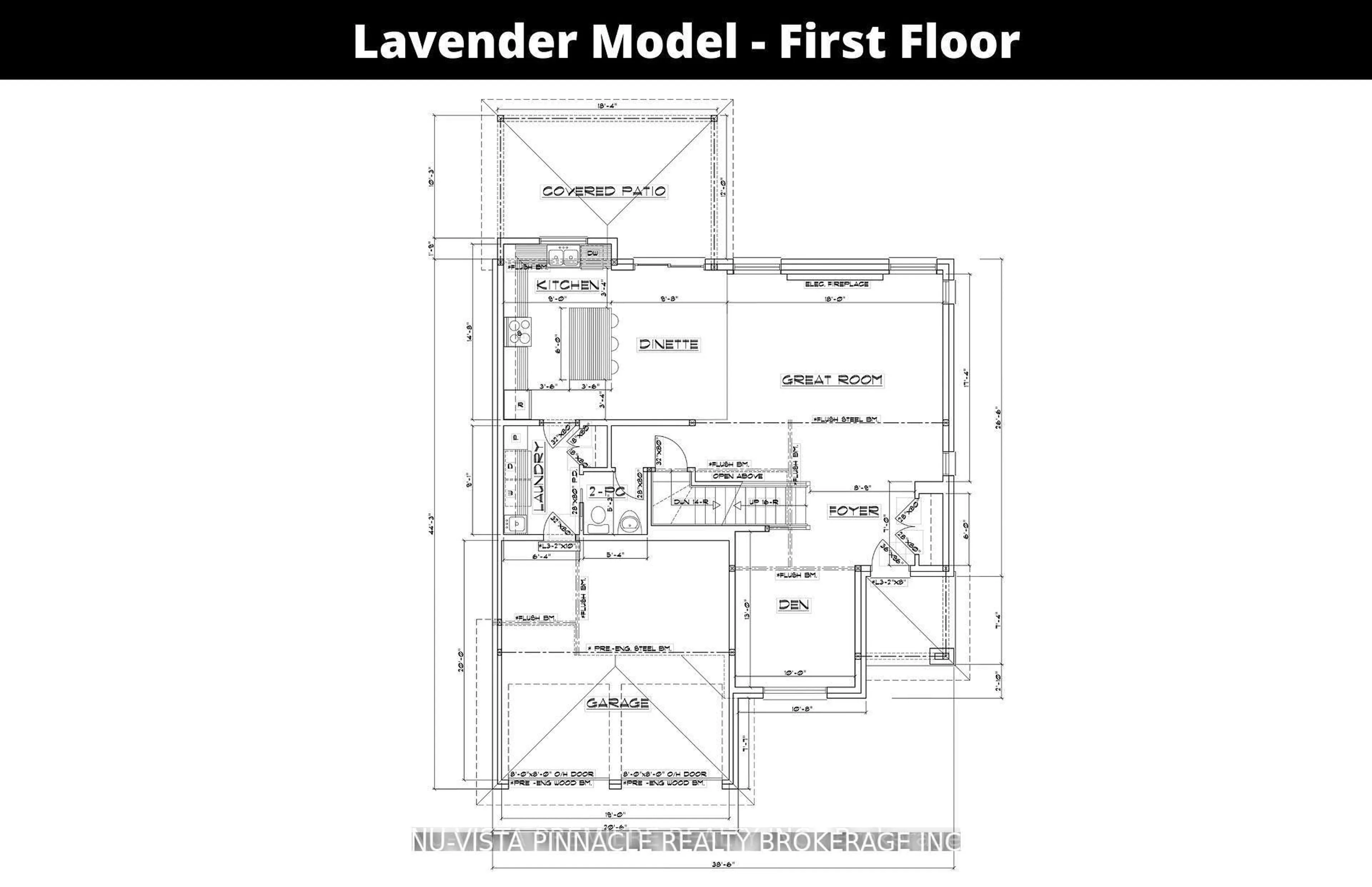 Floor plan for lot 51 Abbey Lane Dr, Lucan Biddulph Ontario N0M 2J0