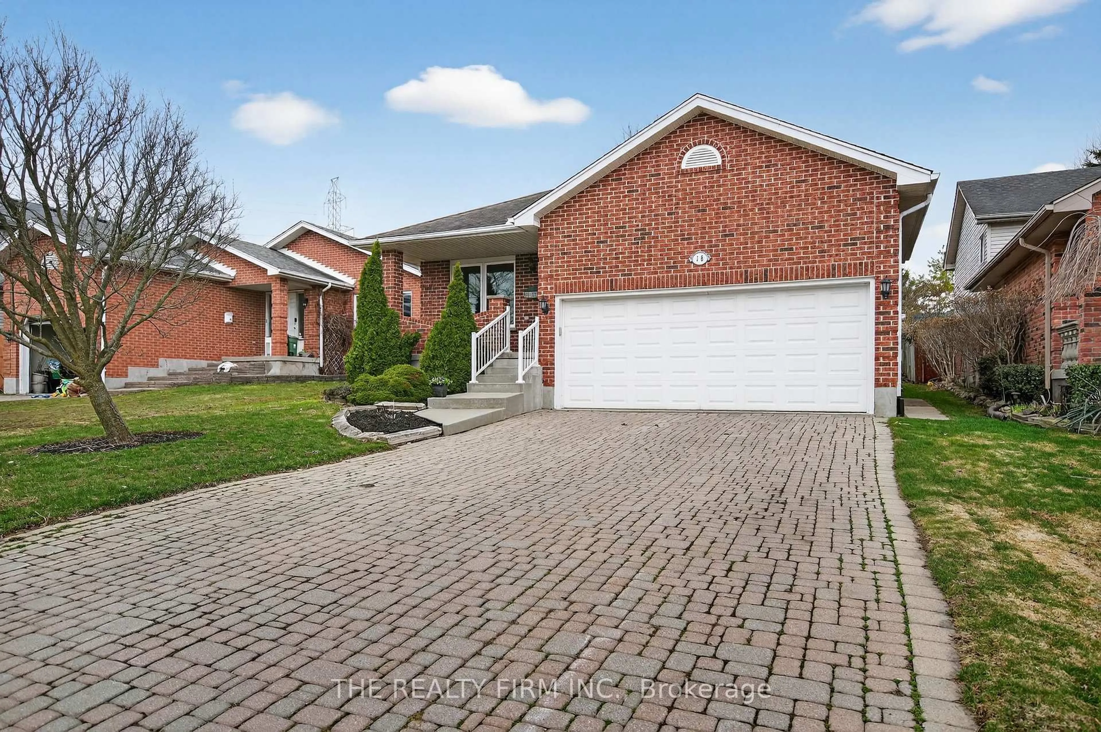 Home with brick exterior material, street for 18 Eula White Pl, London South Ontario N5Z 5C2