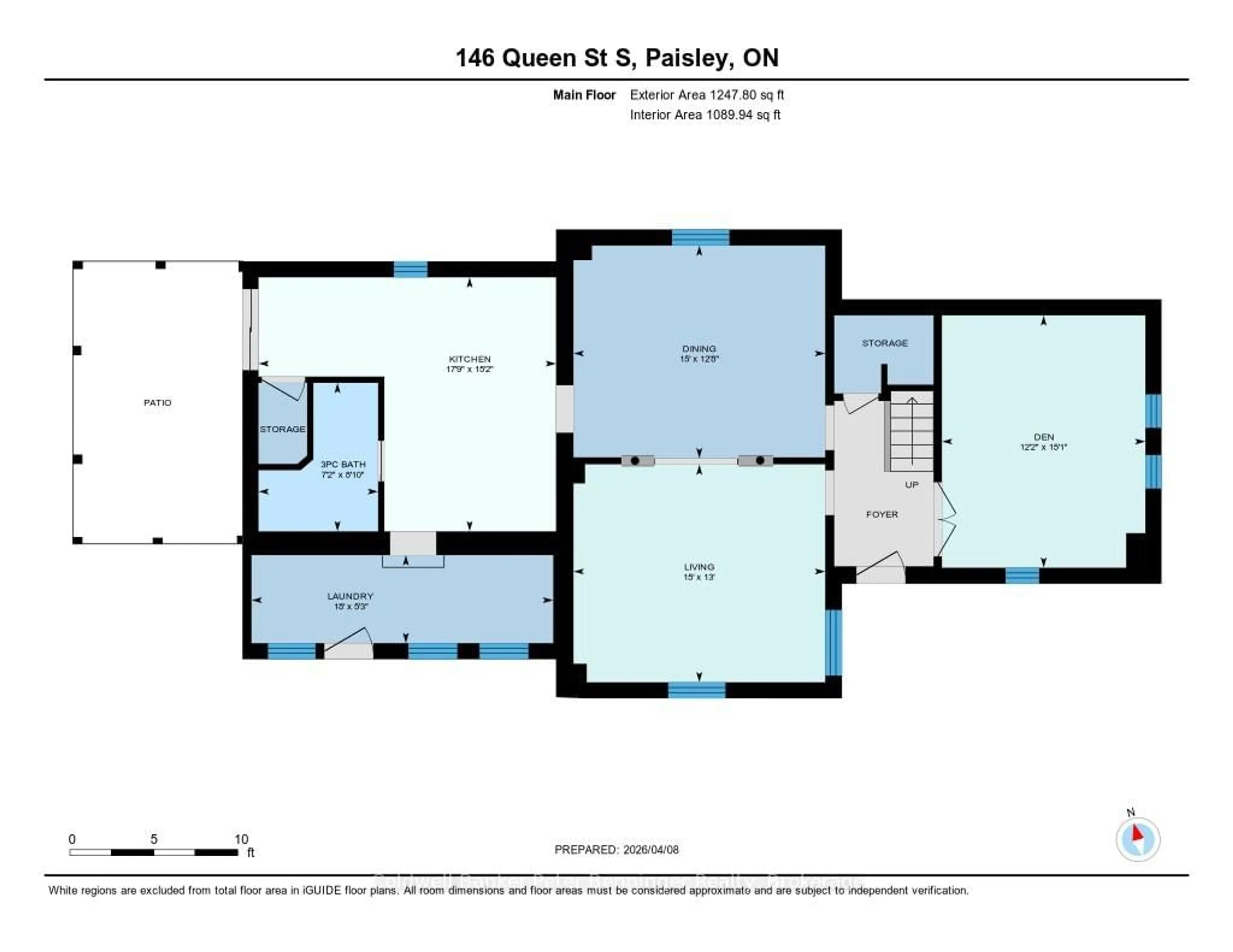Floor plan for 146 Queen St, Arran-Elderslie Ontario N0G 2N0