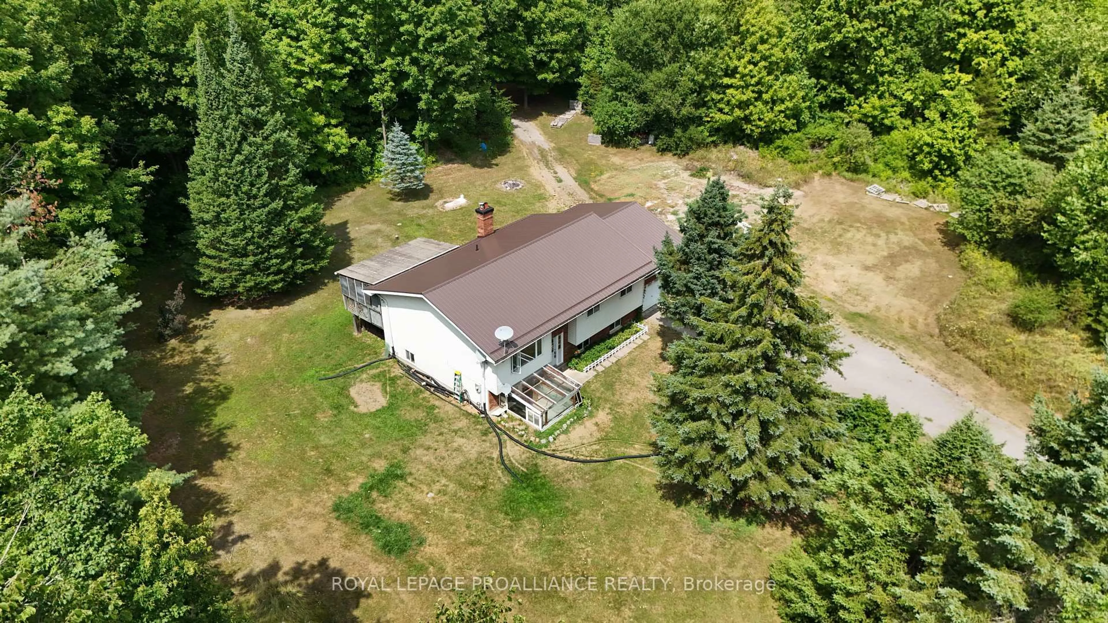 A pic from outside/outdoor area/front of a property/back of a property/a pic from drone, unknown for 2201 Moneymore Rd, Belleville Ontario K0K 2Y0