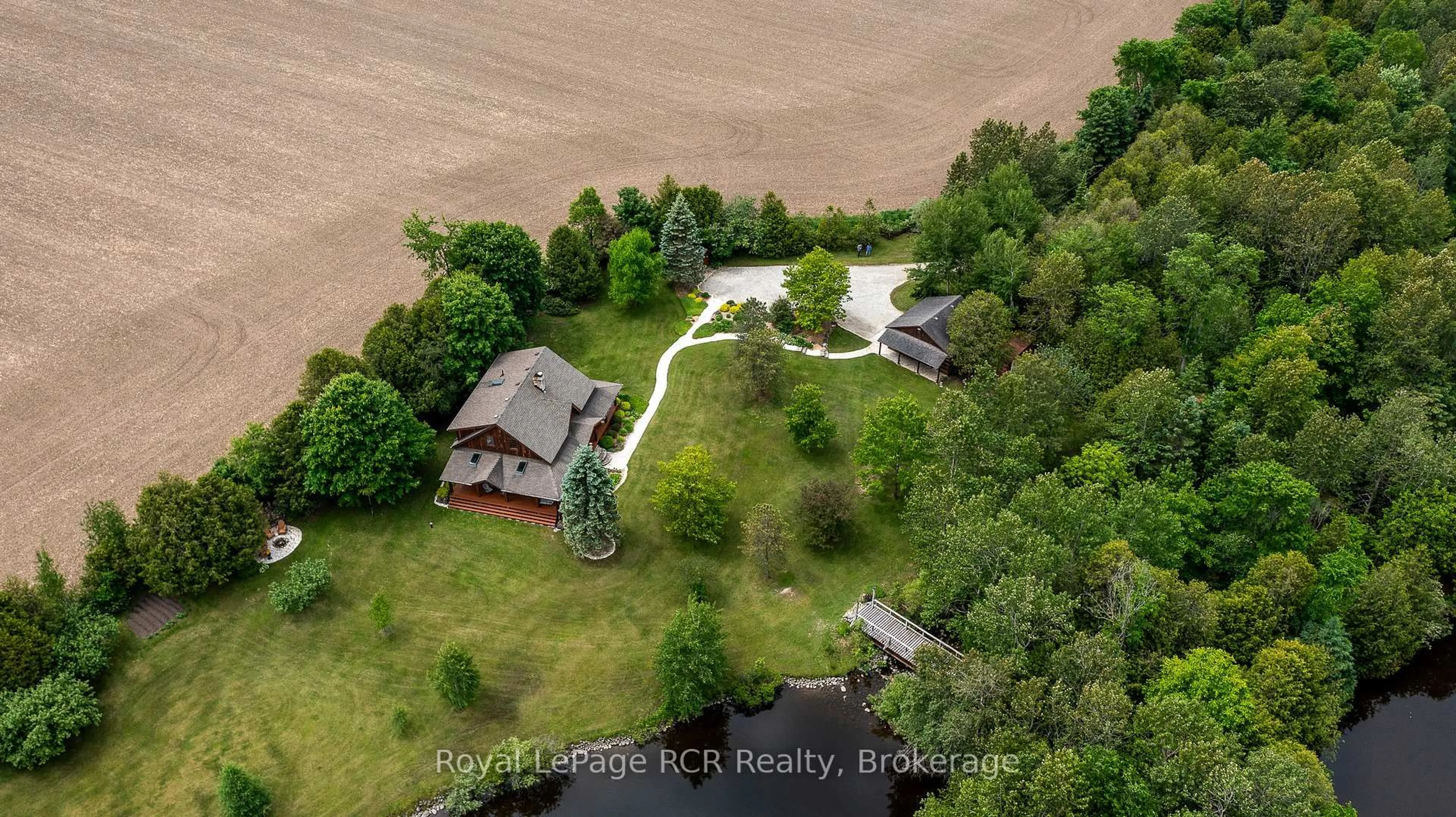 A pic from outside/outdoor area/front of a property/back of a property/a pic from drone, unknown for 552691 Grey Road 23, Southgate Ontario N0G 2A0