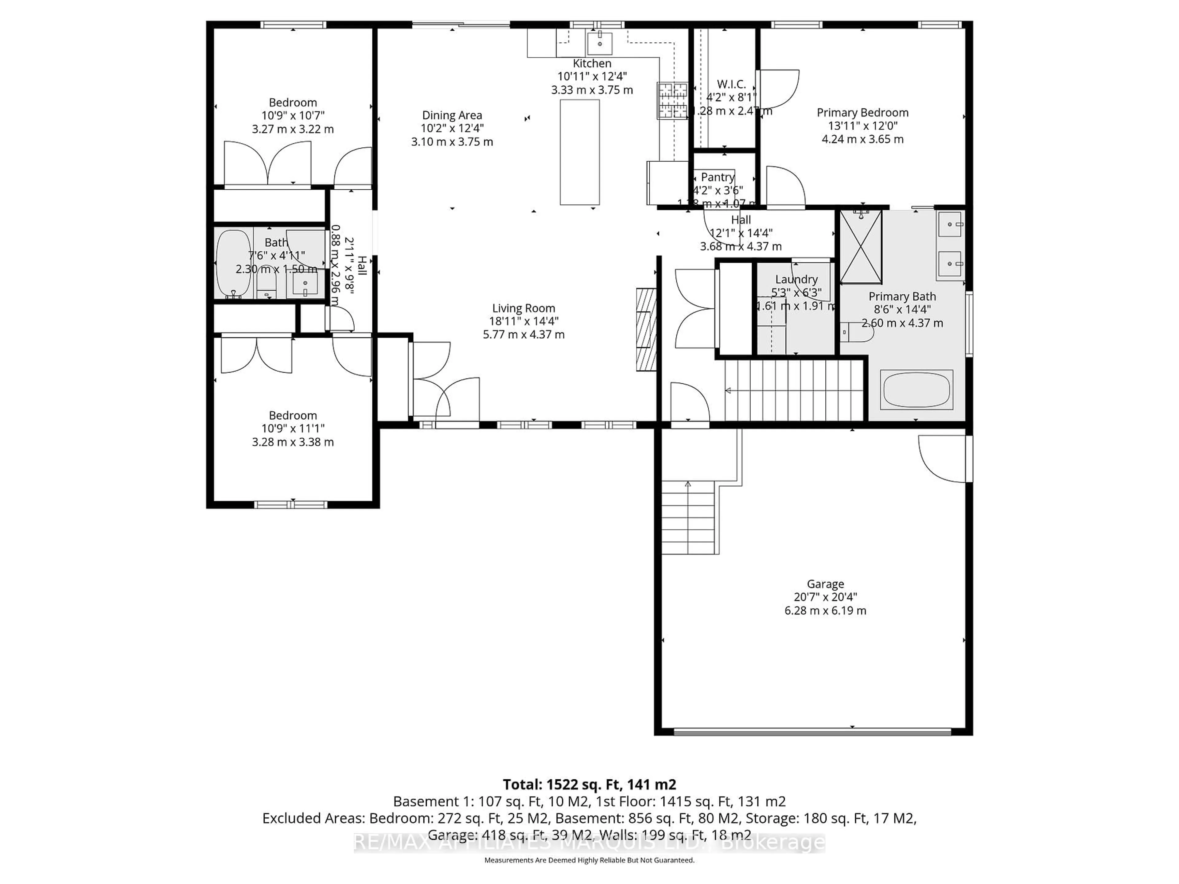 Floor plan for 6836 James Cres, South Glengarry Ontario K0C 2E0