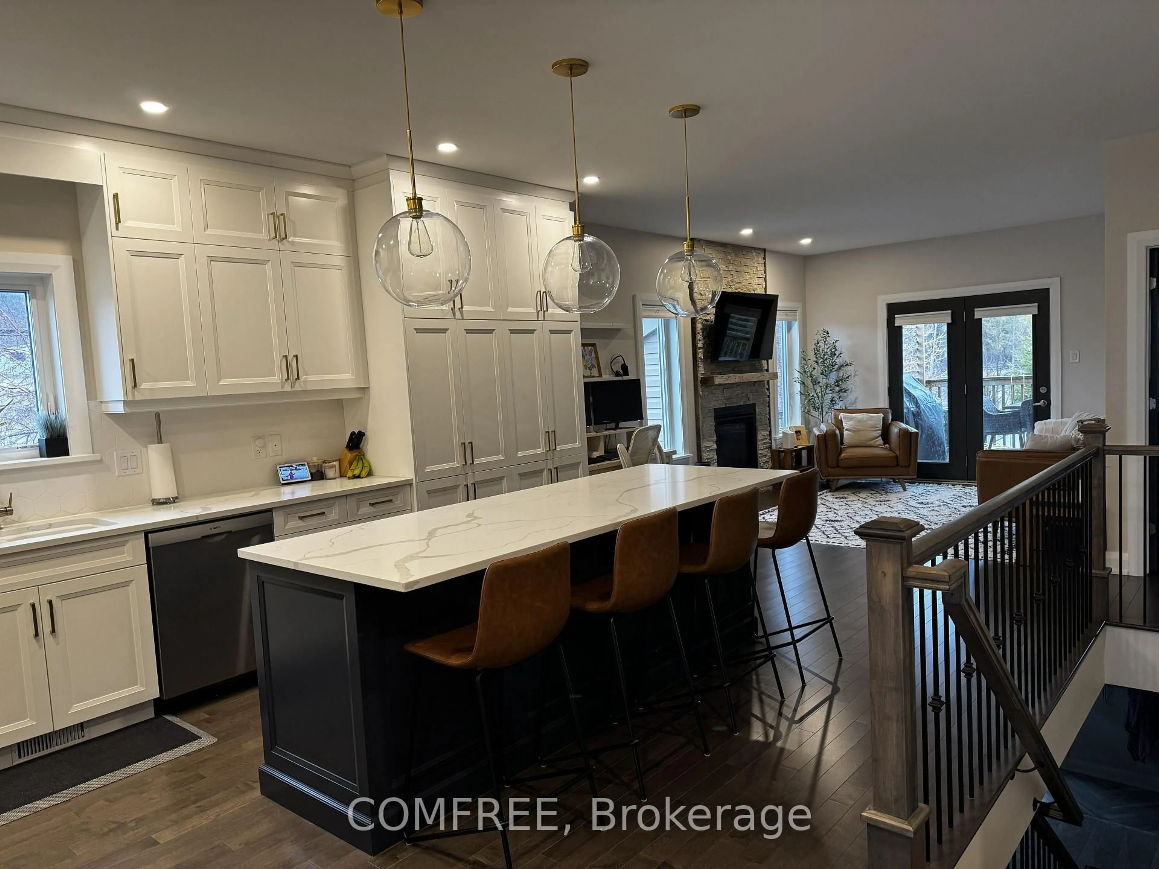 Open concept kitchen, ceramic/tile floor for 601 Meadowridge Circ, Carp Ontario K0A 1L0