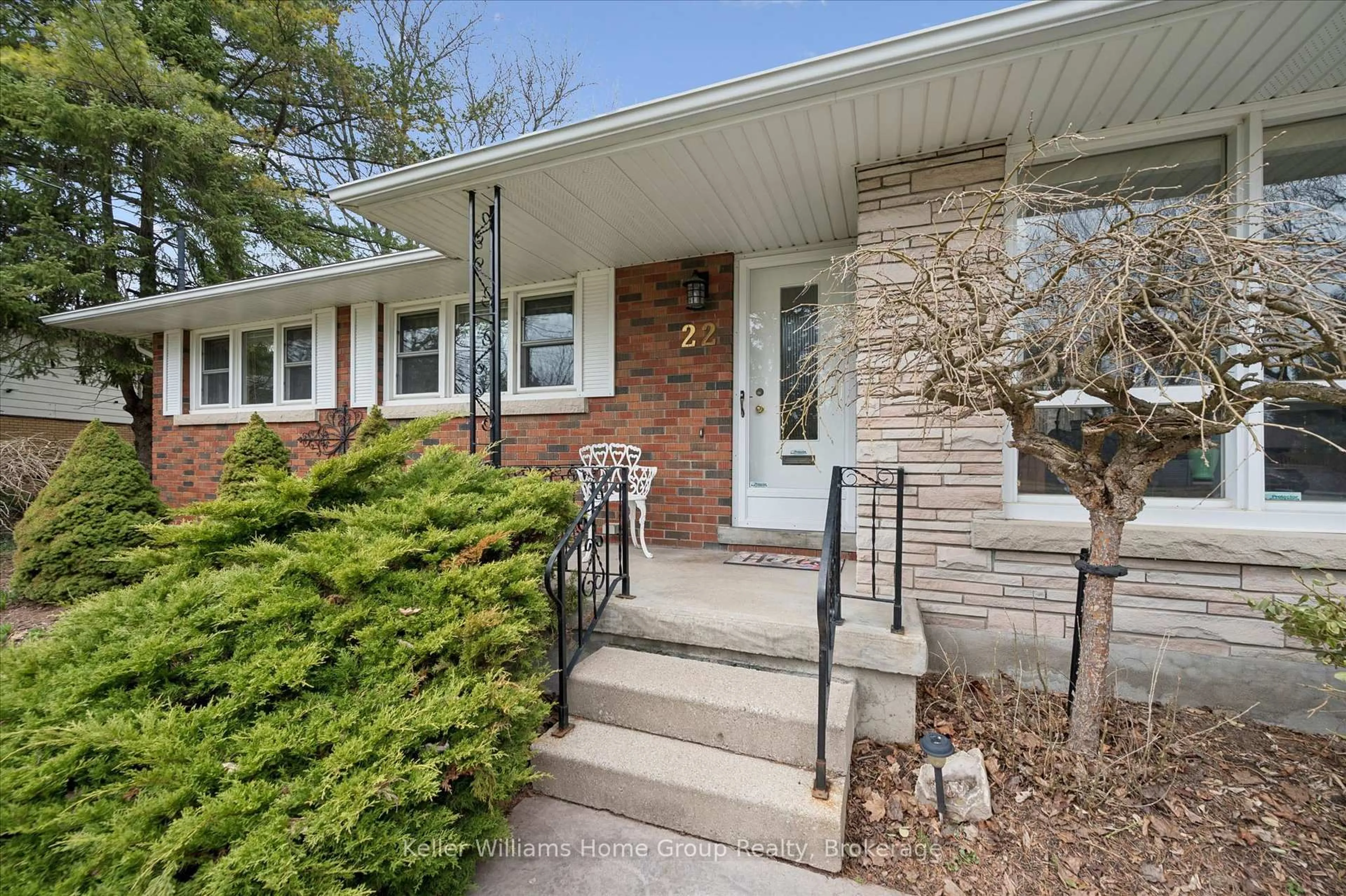 Home with brick exterior material, street for 22 Gladstone Ave, Guelph Ontario N1E 1L6