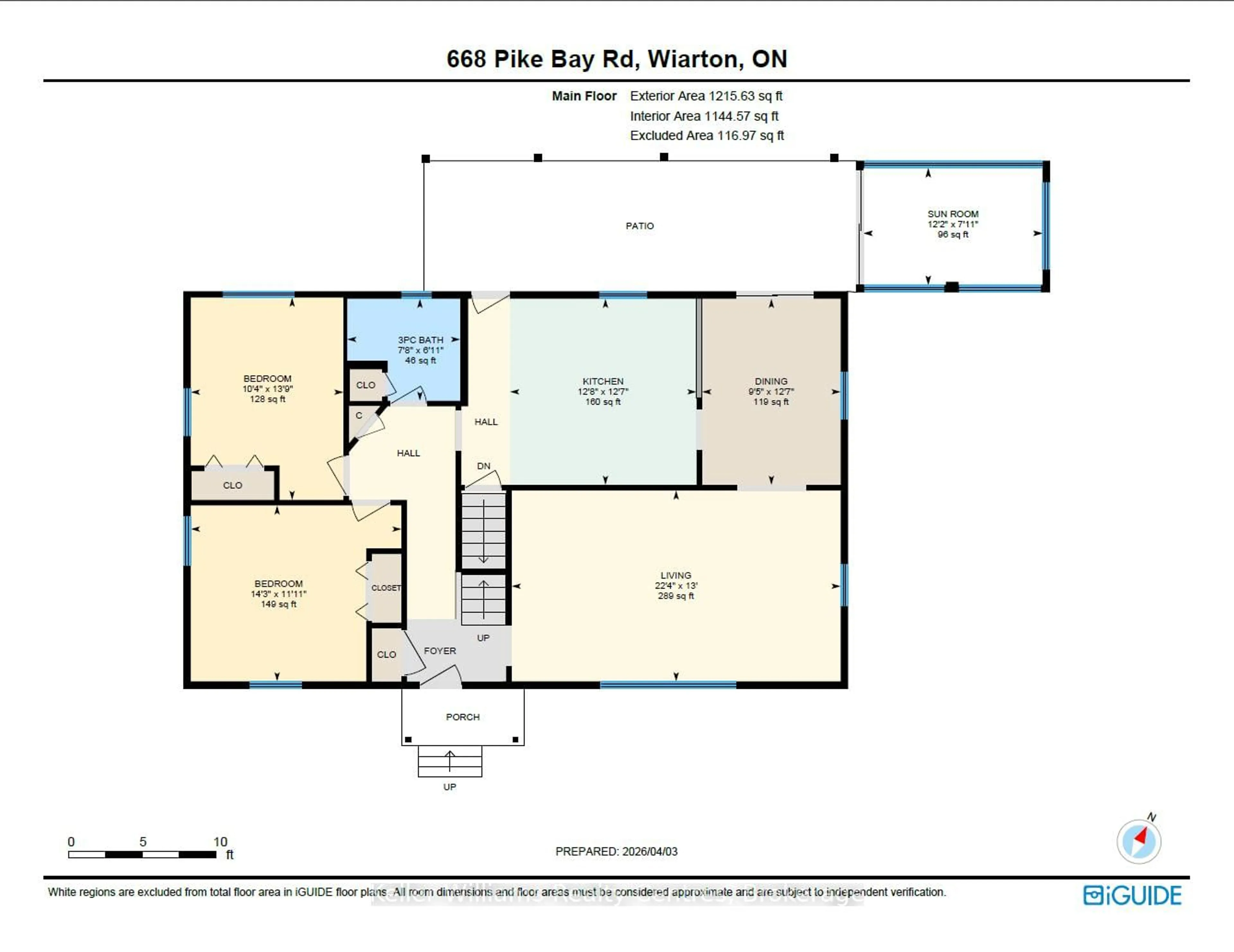 Floor plan for 668 Pike Bay Rd, Northern Bruce Peninsula Ontario N0H 2T0