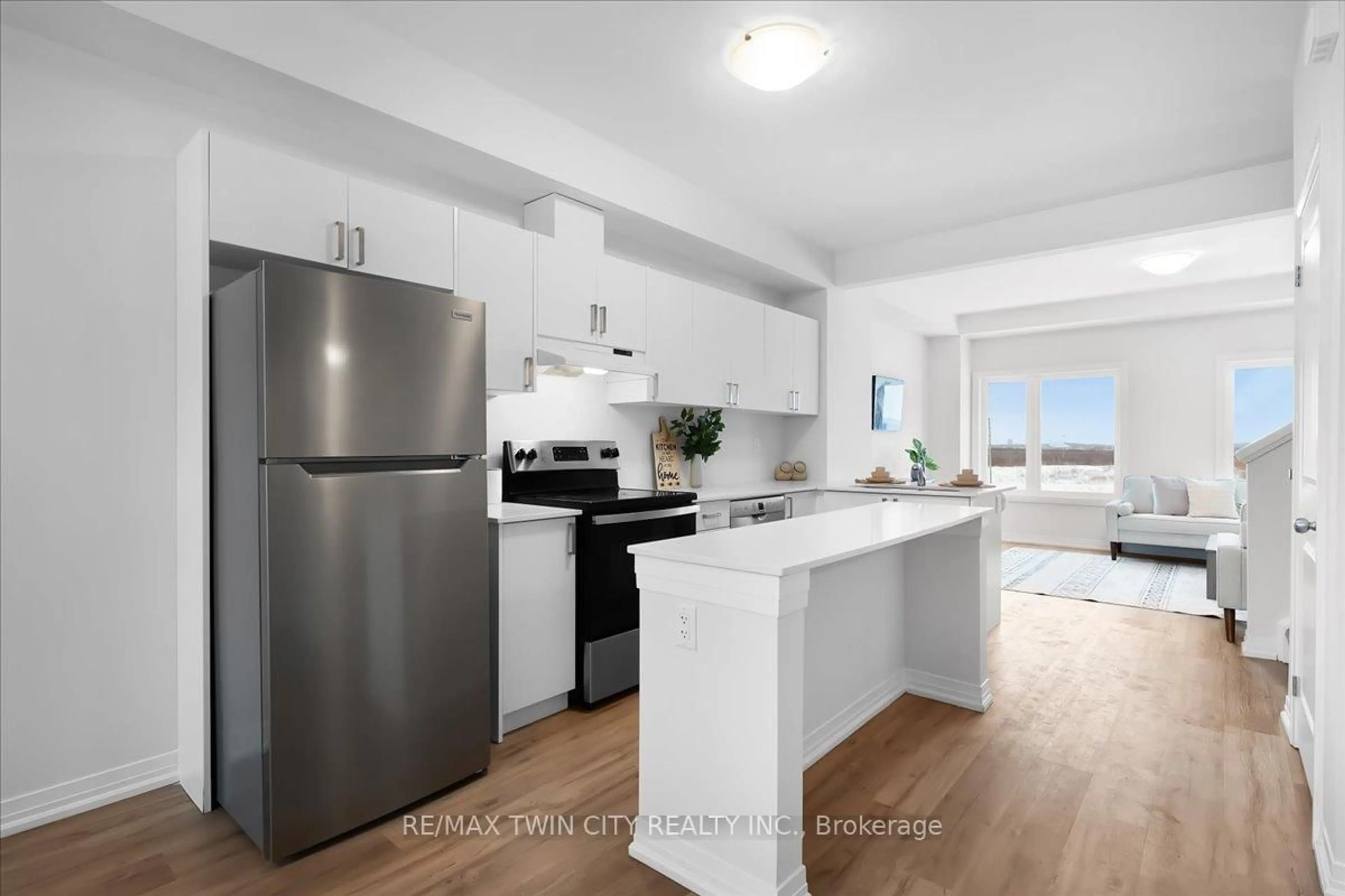 Open concept kitchen, unknown for 155 Equestrian Way #85, Cambridge Ontario N3E 0E7