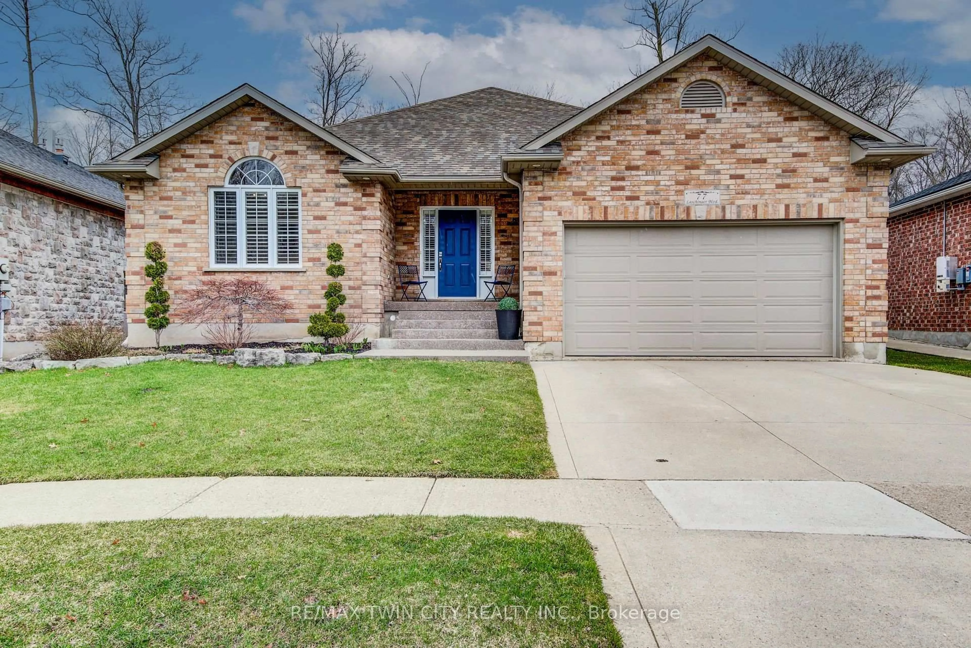 Home with brick exterior material, street for 77 Laschinger Blvd, Wilmot Ontario N3A 2G7