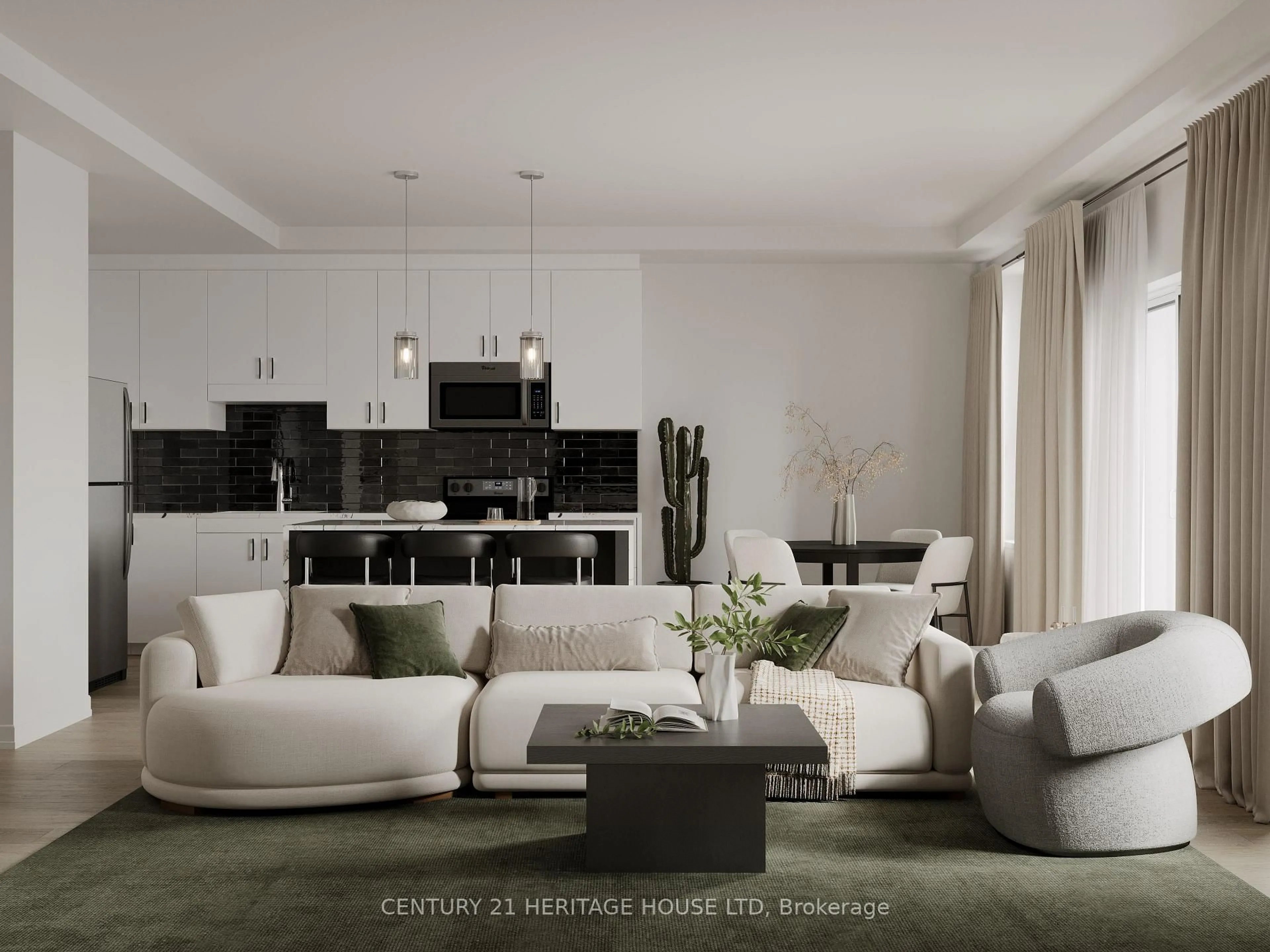 Living room with furniture, unknown for 525 Erinbrook Dr #B039, Kitchener Ontario N2E 3T1