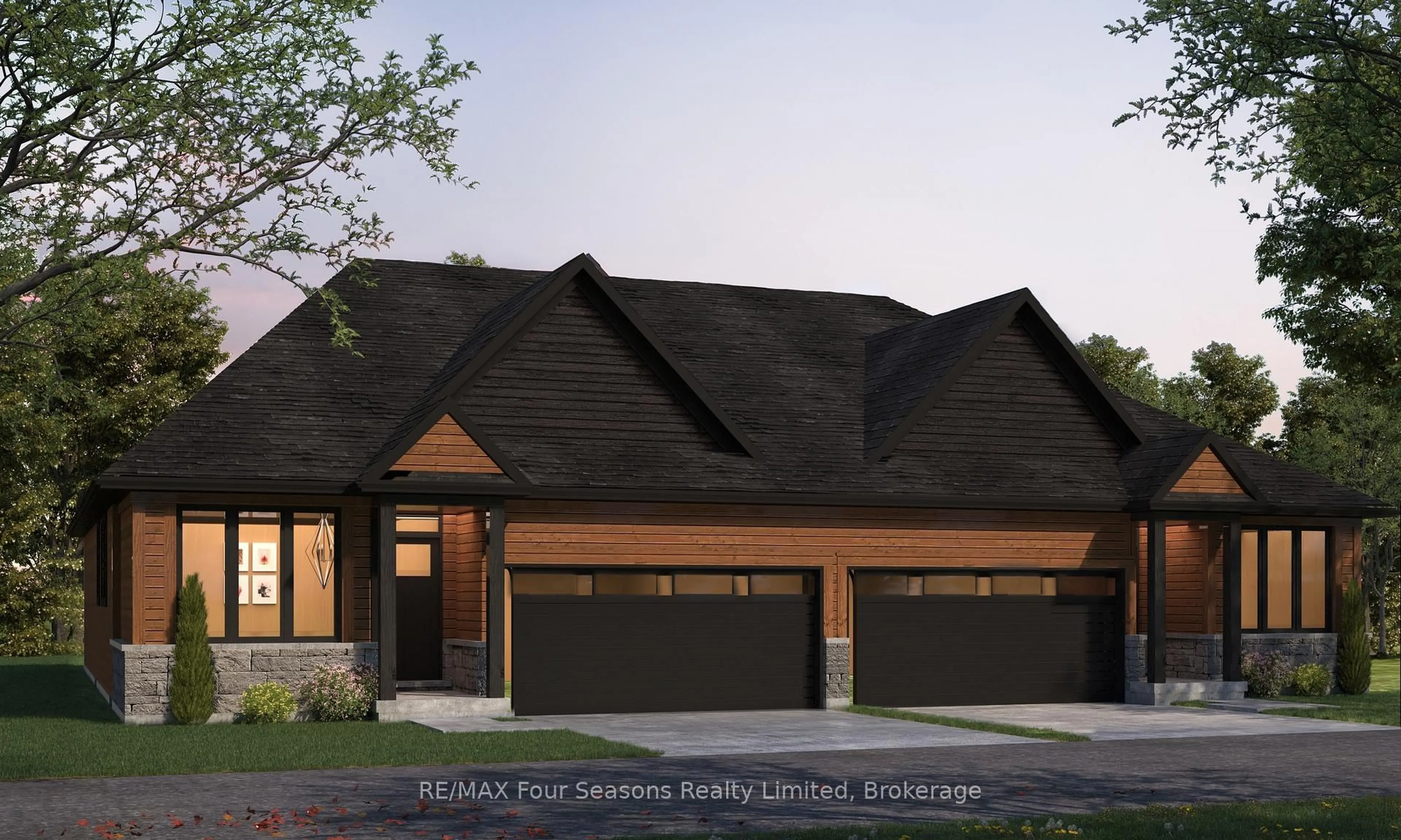 Home with brick exterior material, street for 3 Boynton Crt, Blue Mountains Ontario N0H 2P0