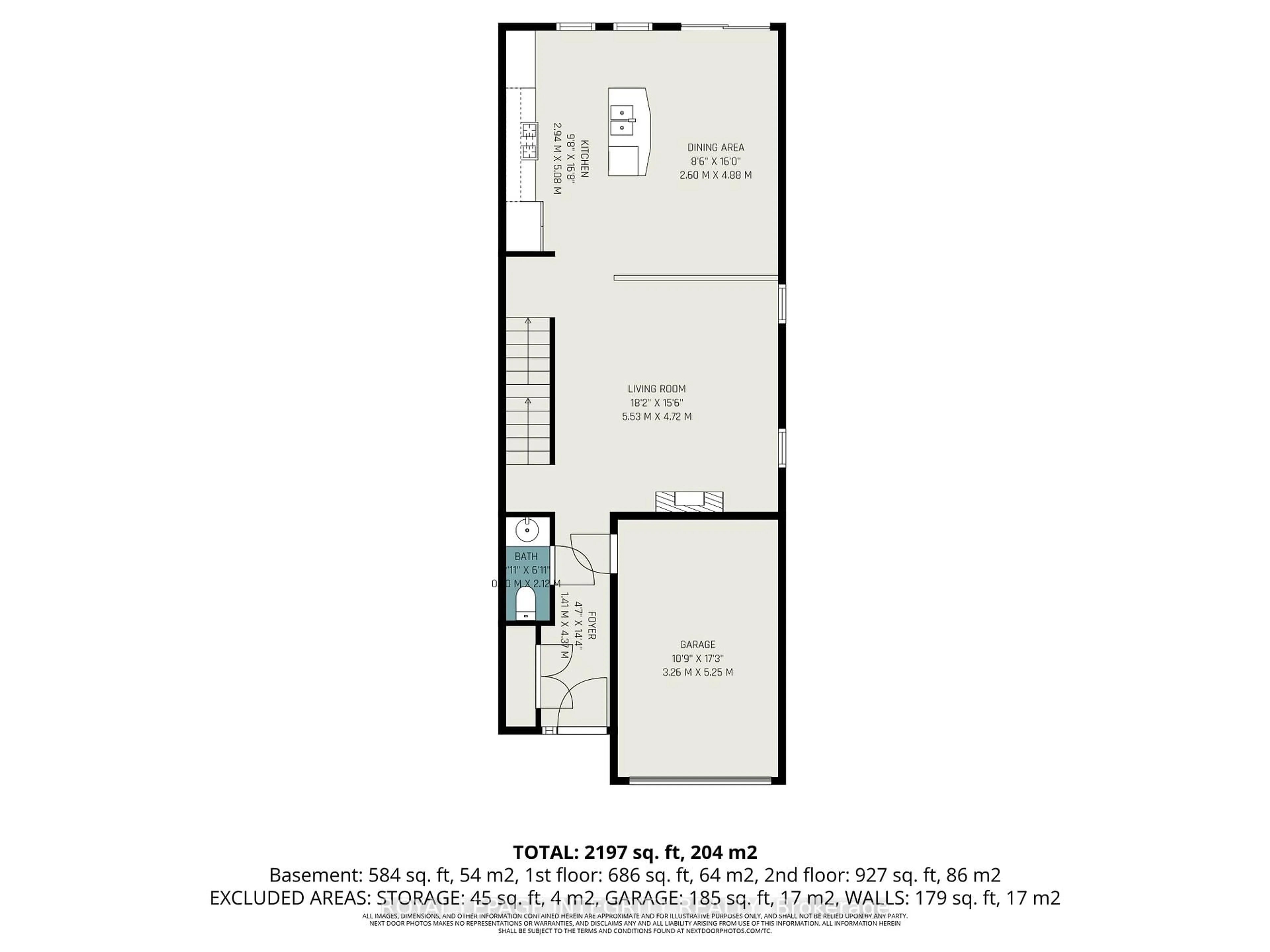 Floor plan for 279 Currell Ave, Ottawa Ontario K1Z 7J5