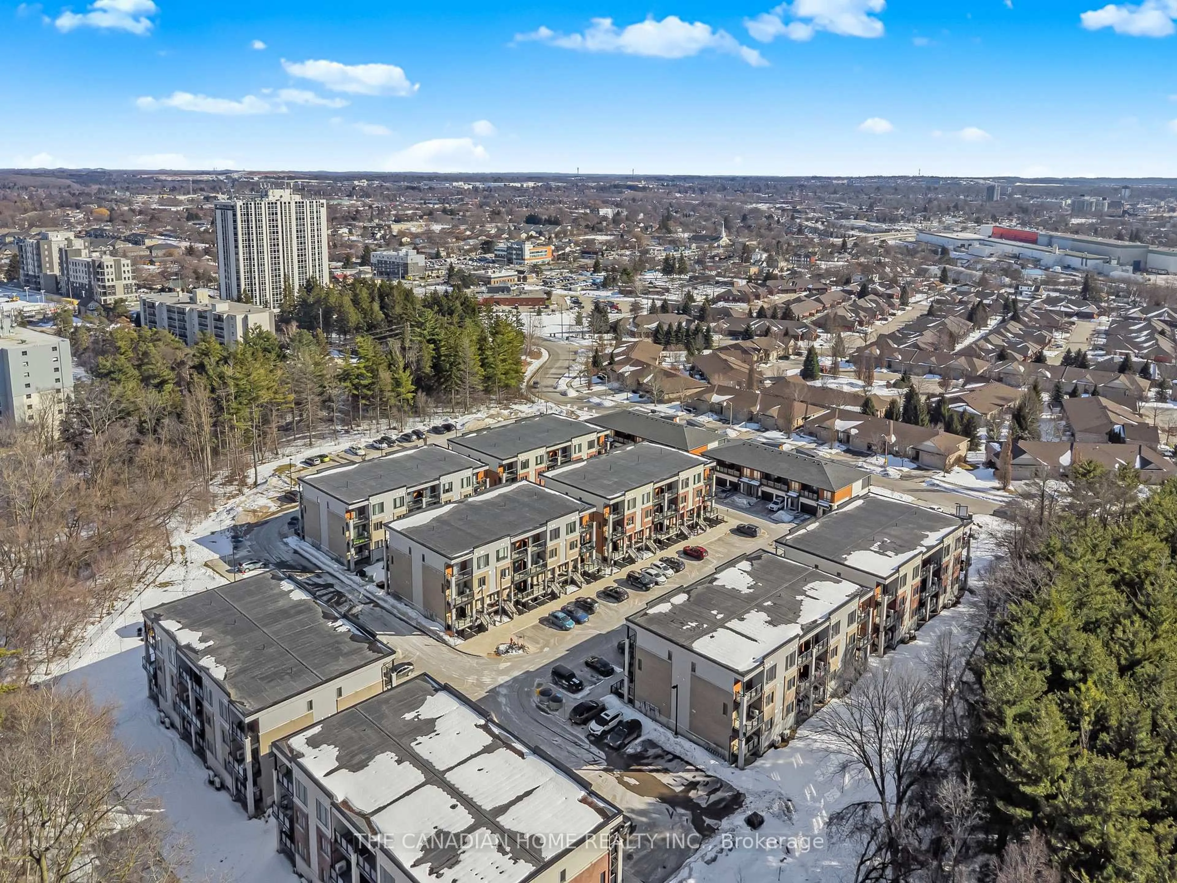 A pic from outside/outdoor area/front of a property/back of a property/a pic from drone, unknown for 25 ISHERWOOD Ave #81, Cambridge Ontario N1R 0E2