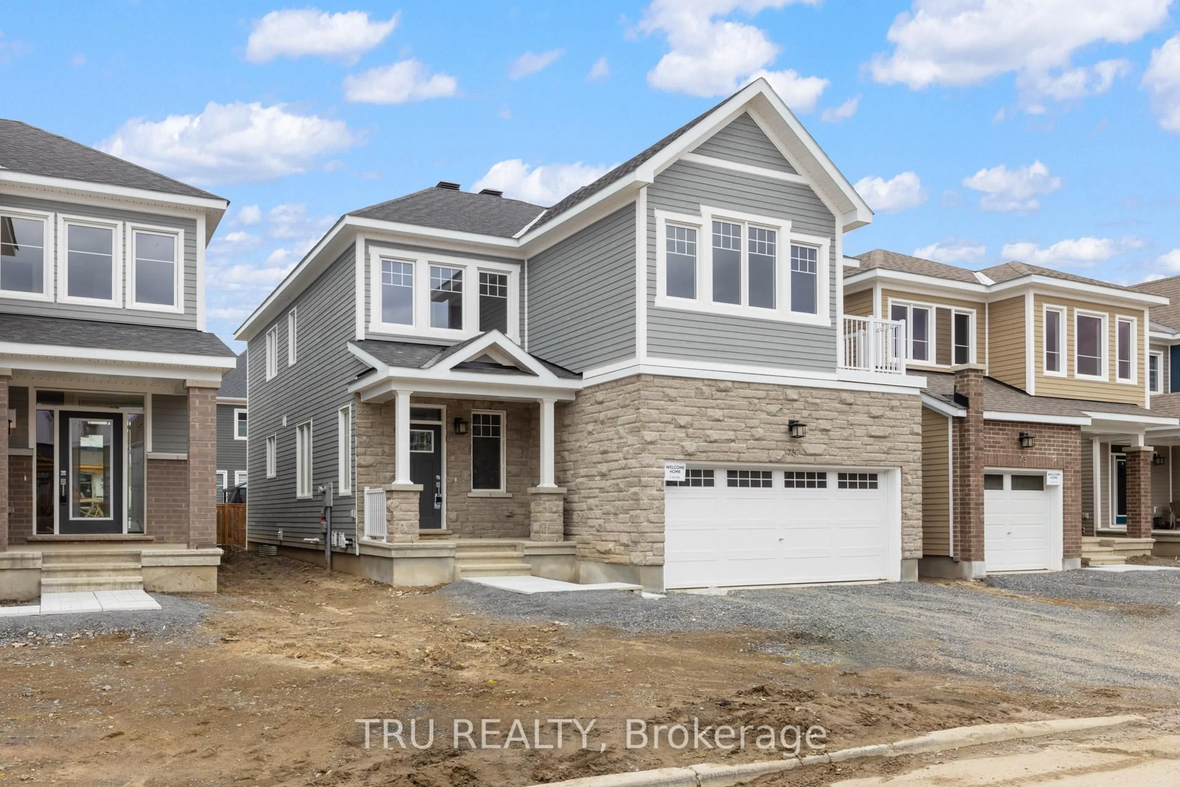 Home with brick exterior material, street for 75 Hackamore Cres, Richmond Ontario K0A 2Z0