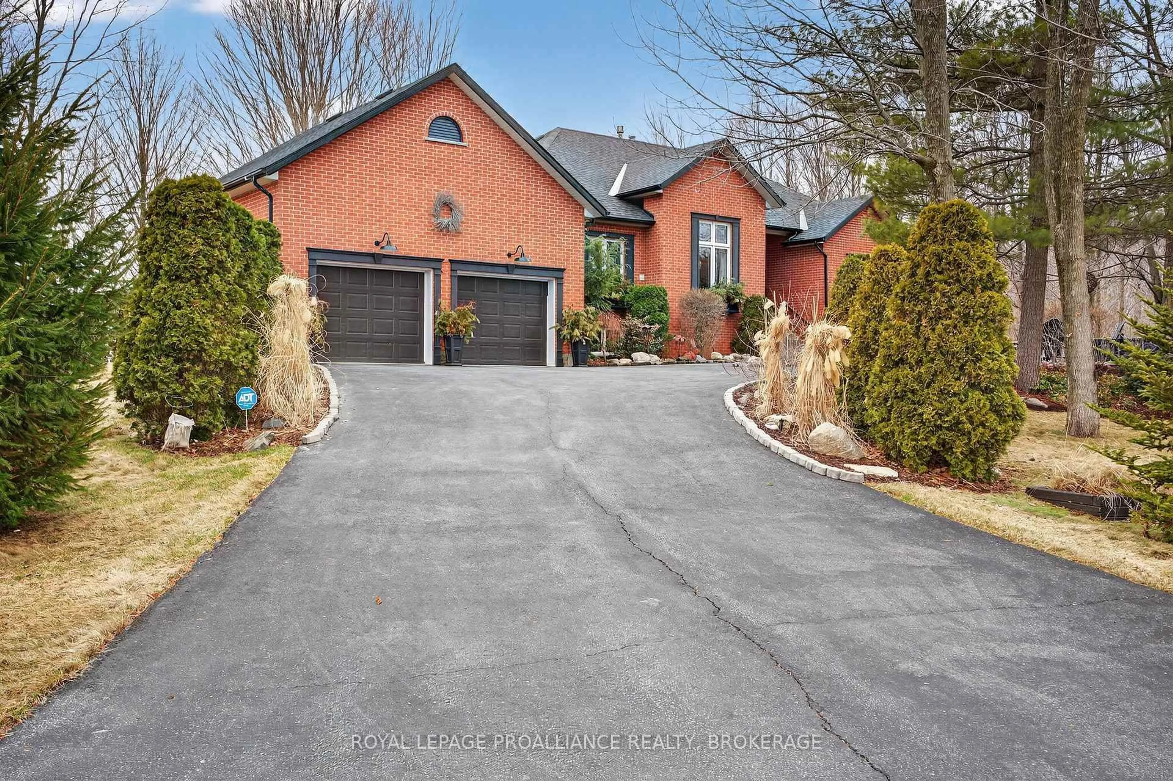 Home with brick exterior material, street for 4075 Stone Point Rd, Inverary Ontario K0H 1X0