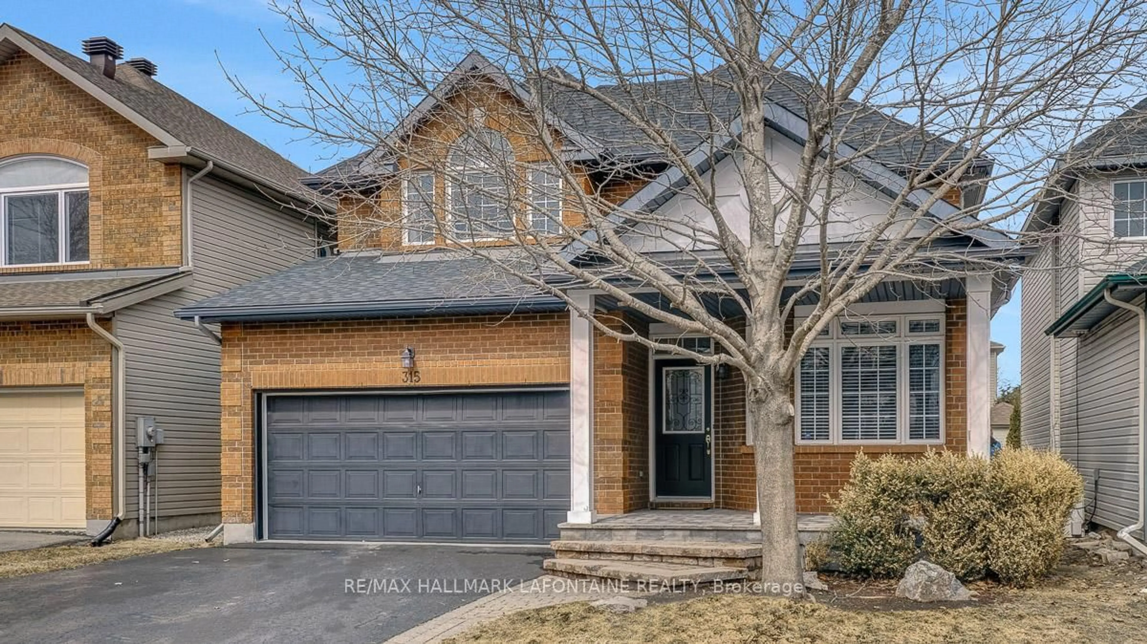 Home with brick exterior material, street for 315 Rustic Hills Cres, Ottawa Ontario K4A 5A8