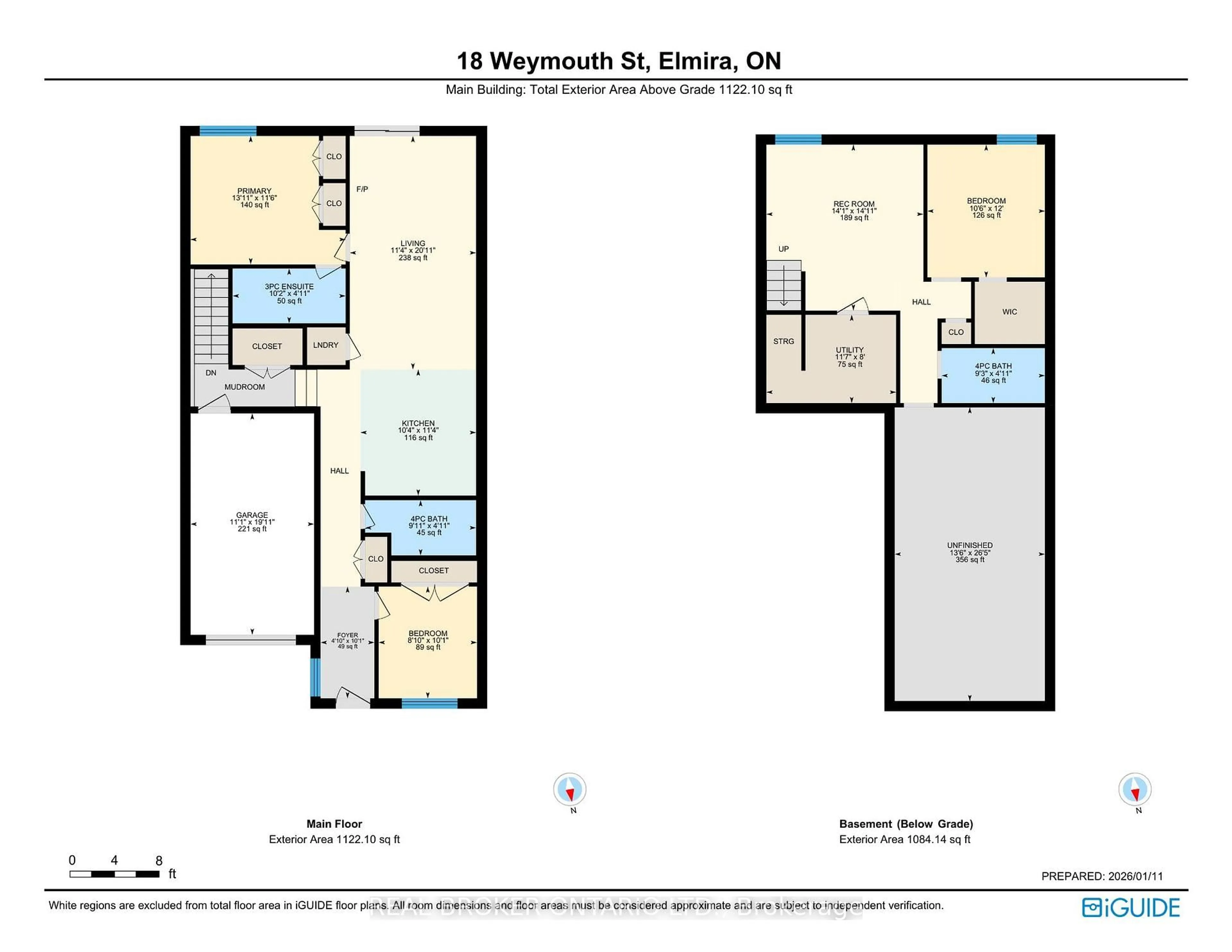 Floor plan for 29 Weymouth St #18, Woolwich Ontario N3B 0G3