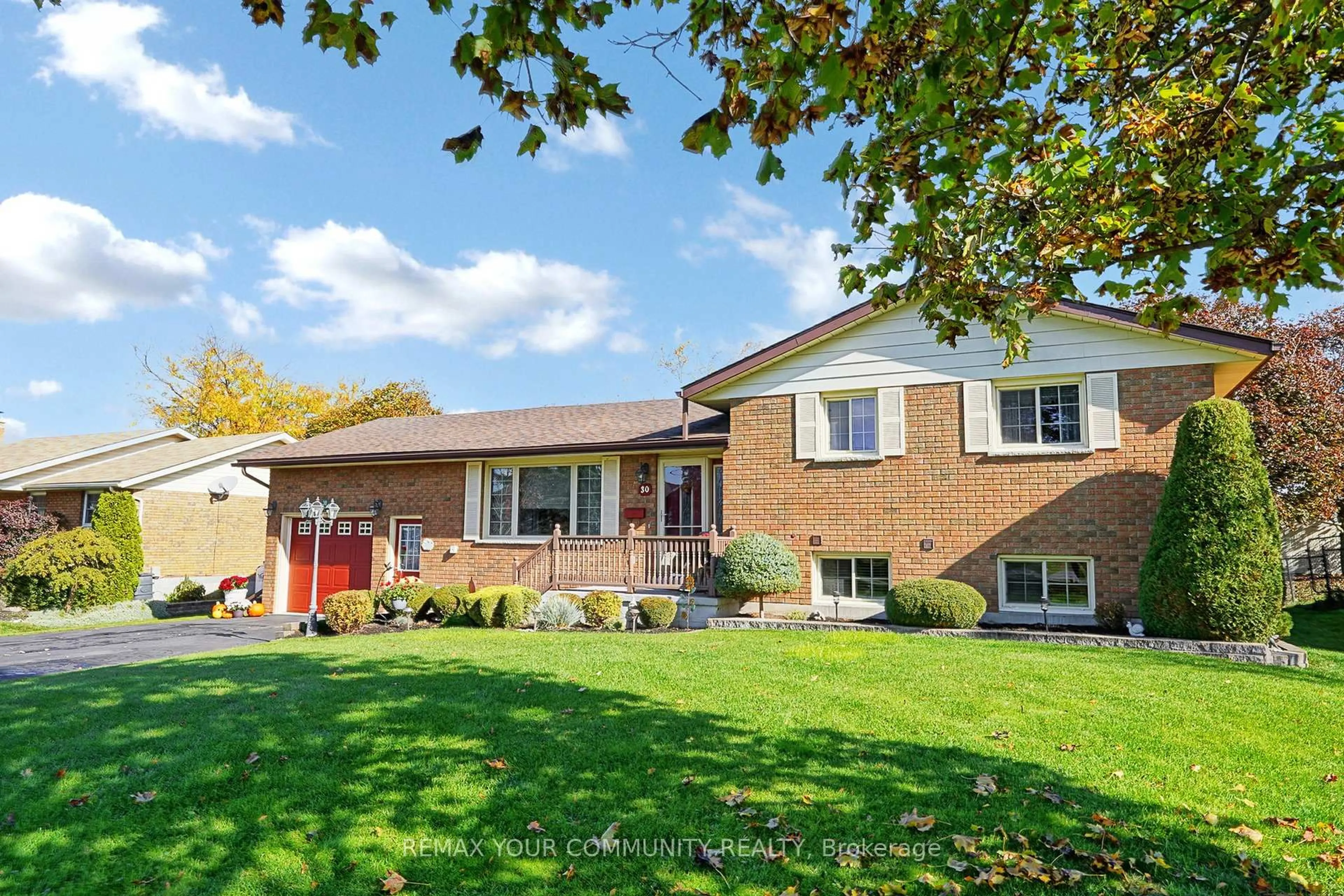 Home with brick exterior material, street for 30 Grant Dr, Kawartha Lakes Ontario K0M 2M0